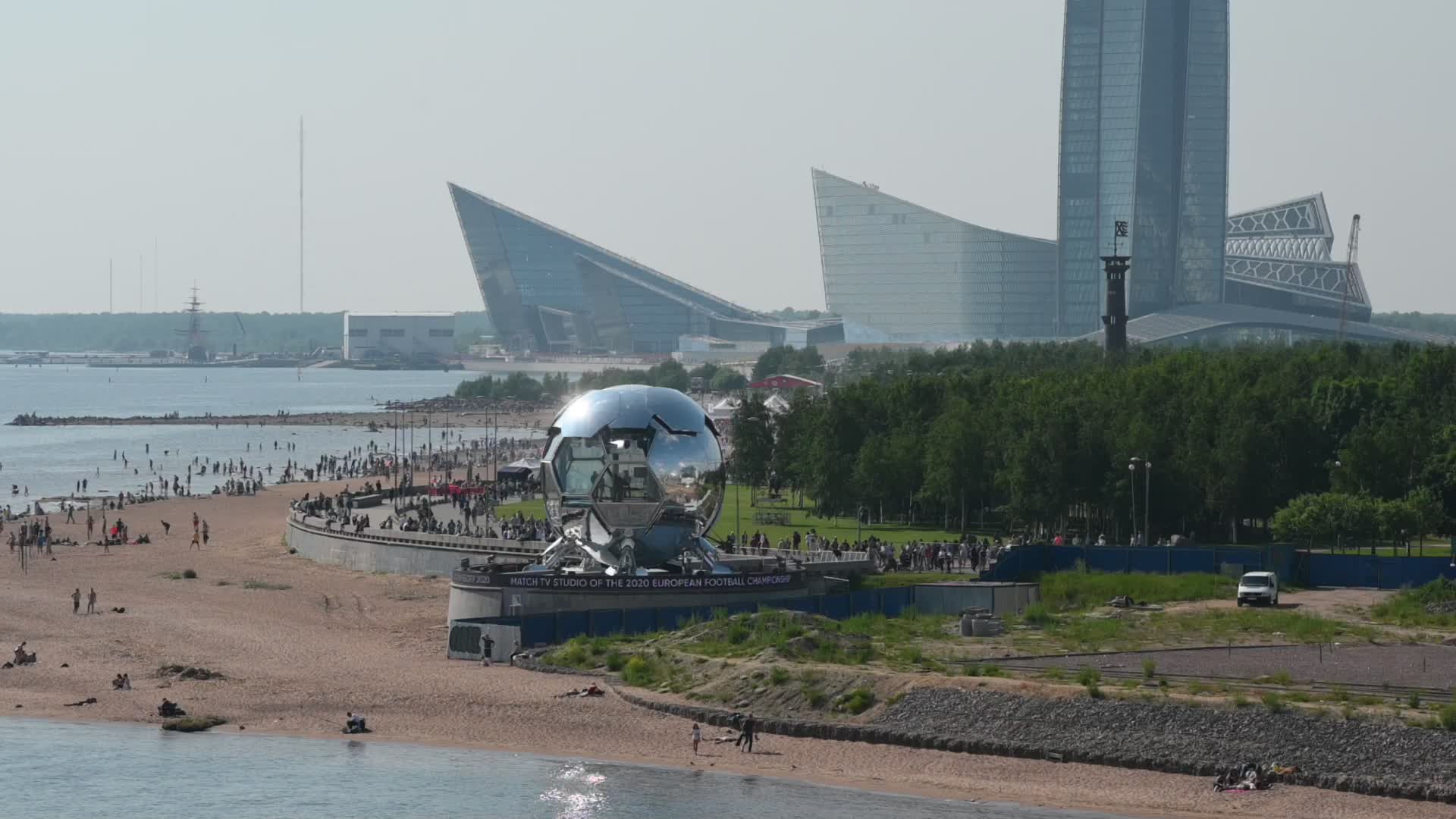 UEFA EURO 2020 atmosphere in Saint Petersburg