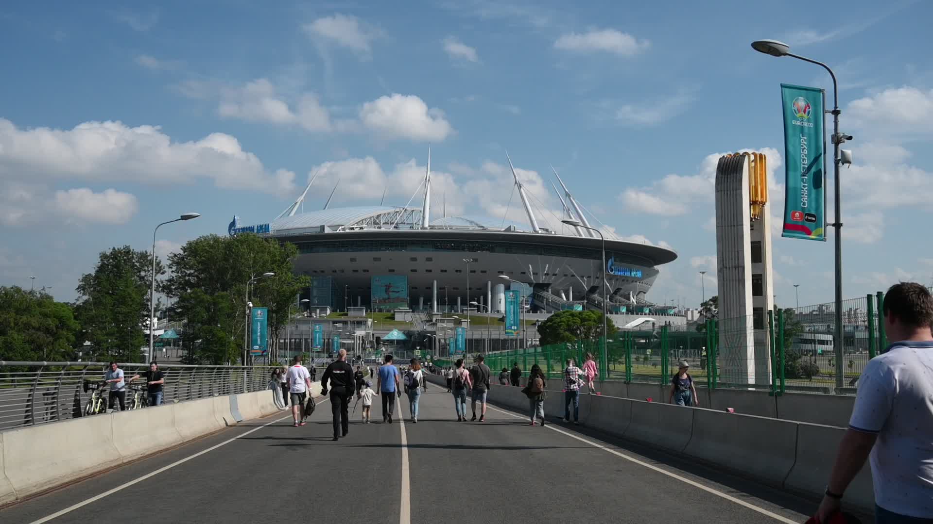 UEFA EURO 2020 atmosphere in Saint Petersburg