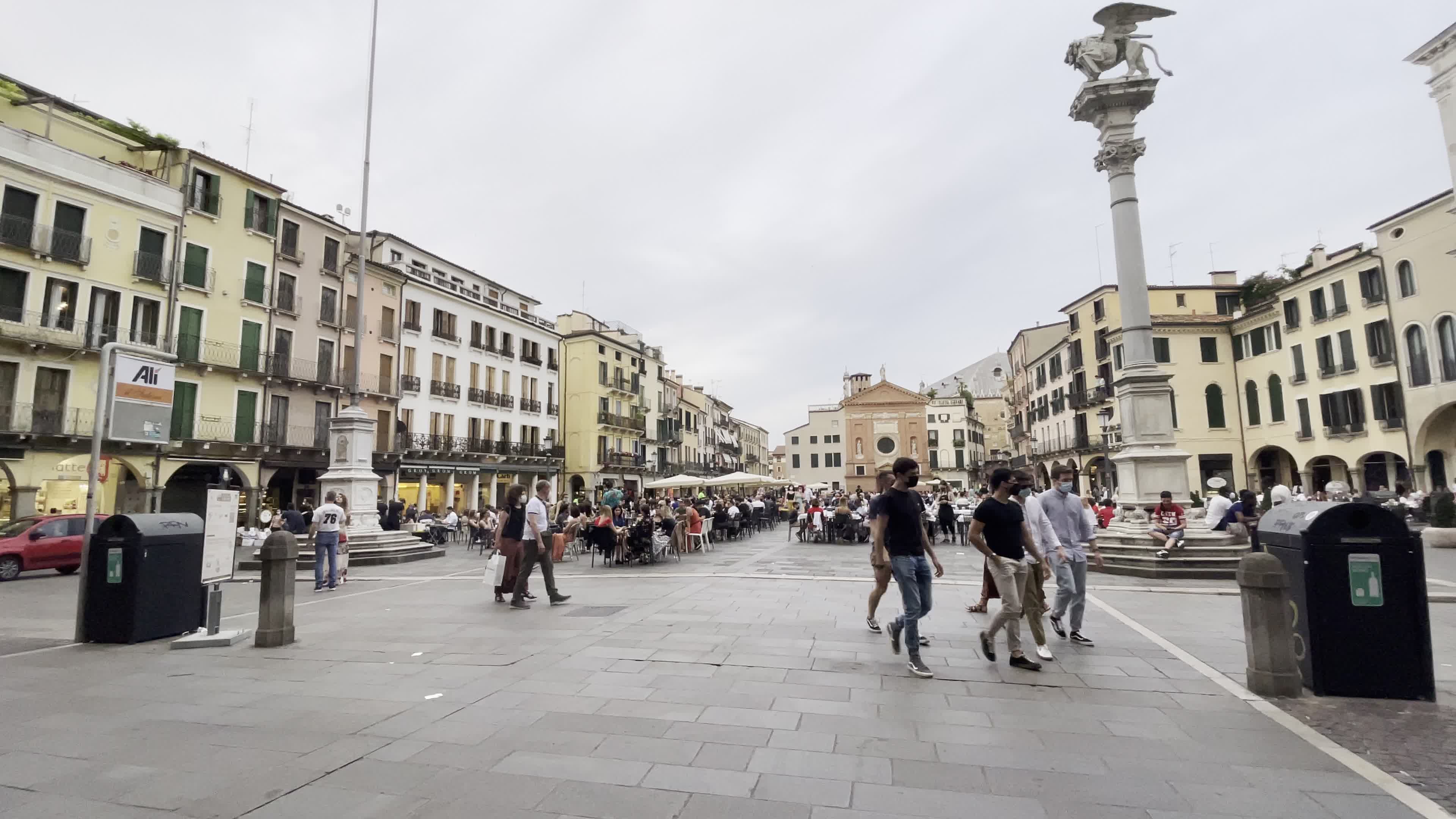 Daily life in Padua as Covid-19 restrictions easing