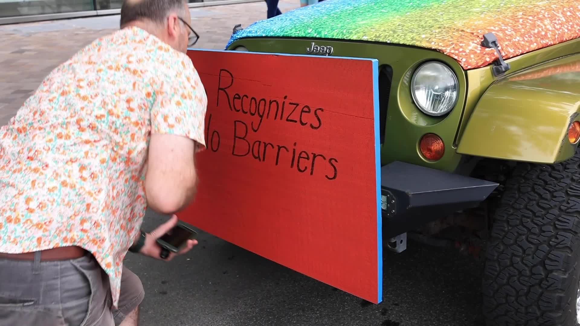 LGBTQ "Pridemobile" parade and march in Washington D.C.