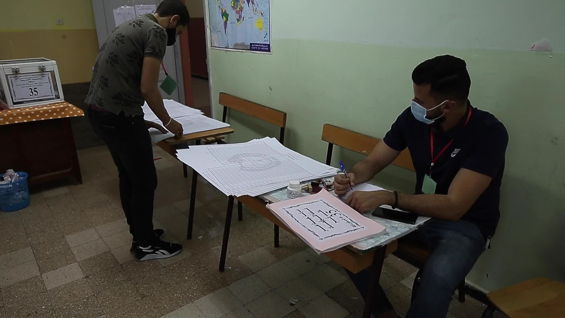 Algeria's parliamentary election, in Algiers