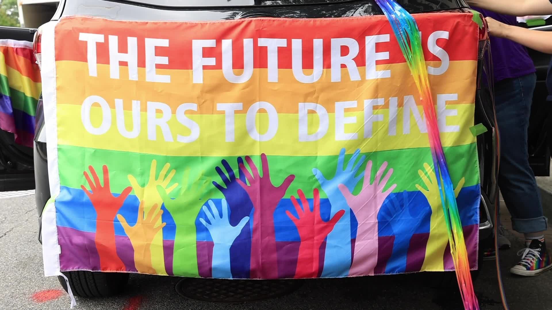 LGBTQ "Pridemobile" parade and march in Washington D.C.
