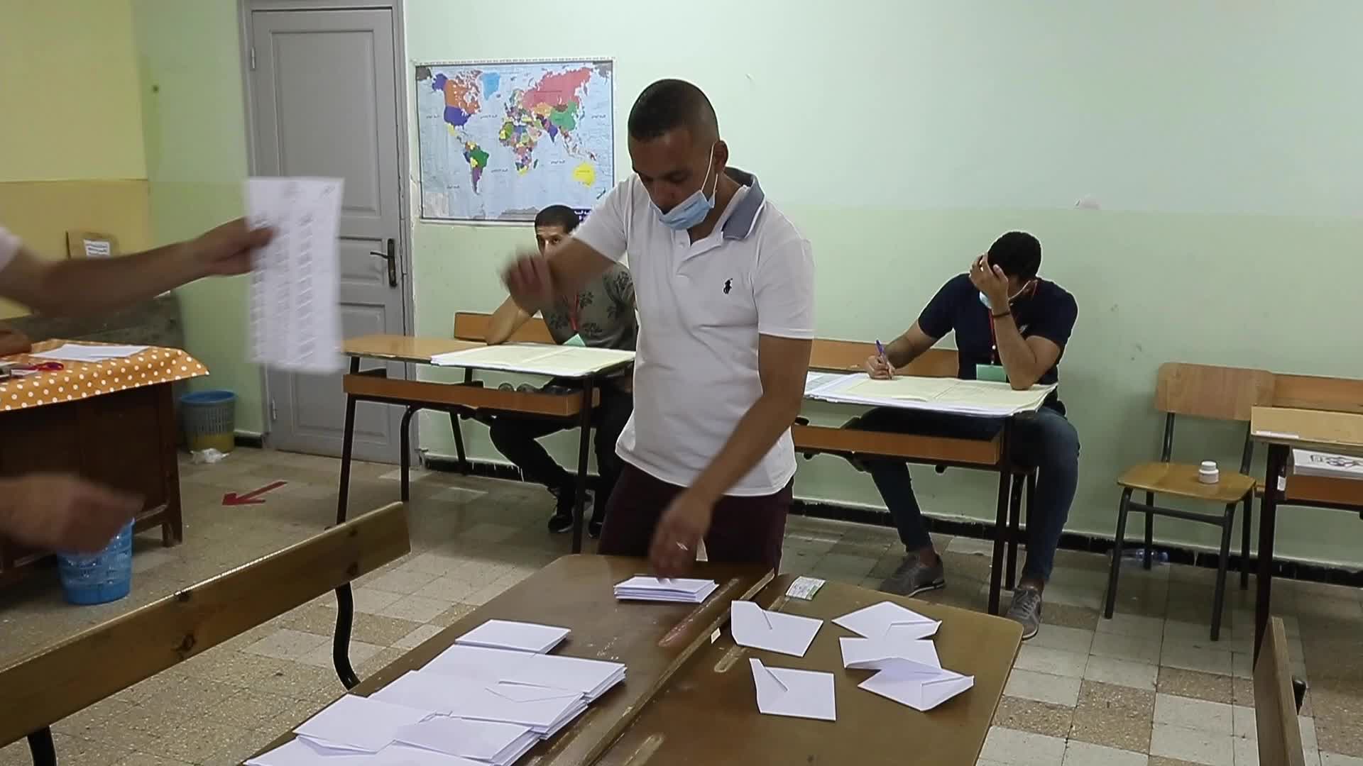 Algeria's parliamentary election, in Algiers