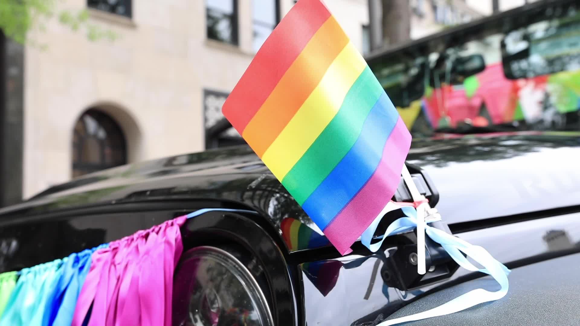 LGBTQ "Pridemobile" parade and march in Washington D.C.