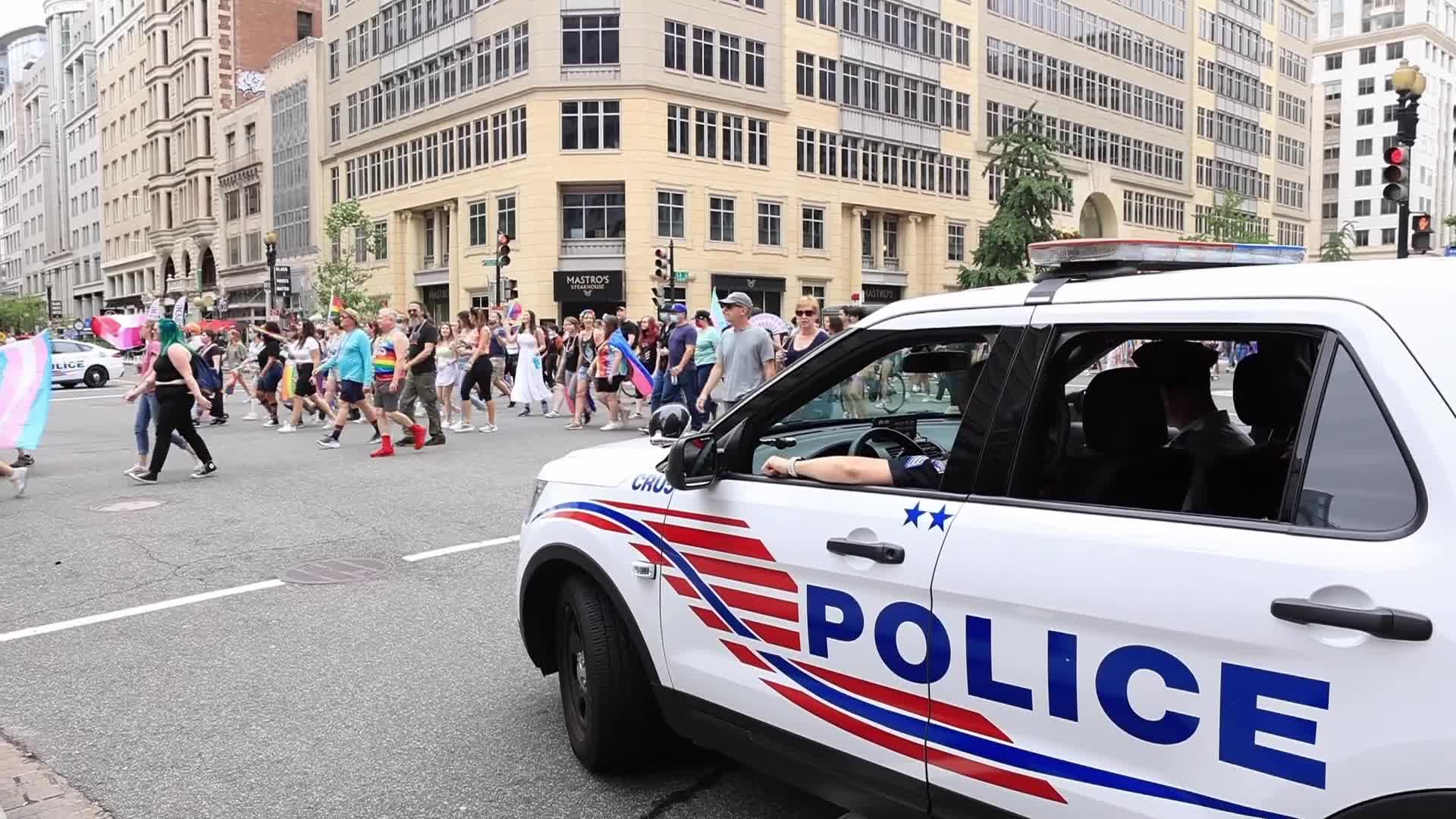 LGBTQ "Pridemobile" parade and march in Washington D.C.