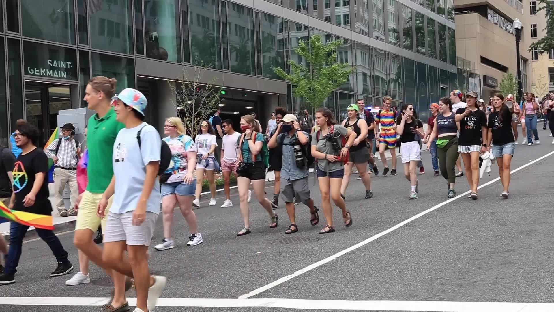 LGBTQ "Pridemobile" parade and march in Washington D.C.