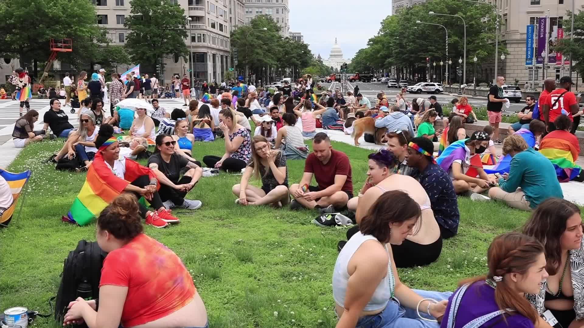 LGBTQ "Pridemobile" parade and march in Washington D.C.