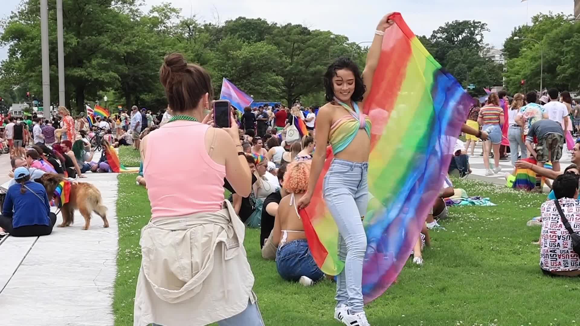 LGBTQ "Pridemobile" parade and march in Washington D.C.