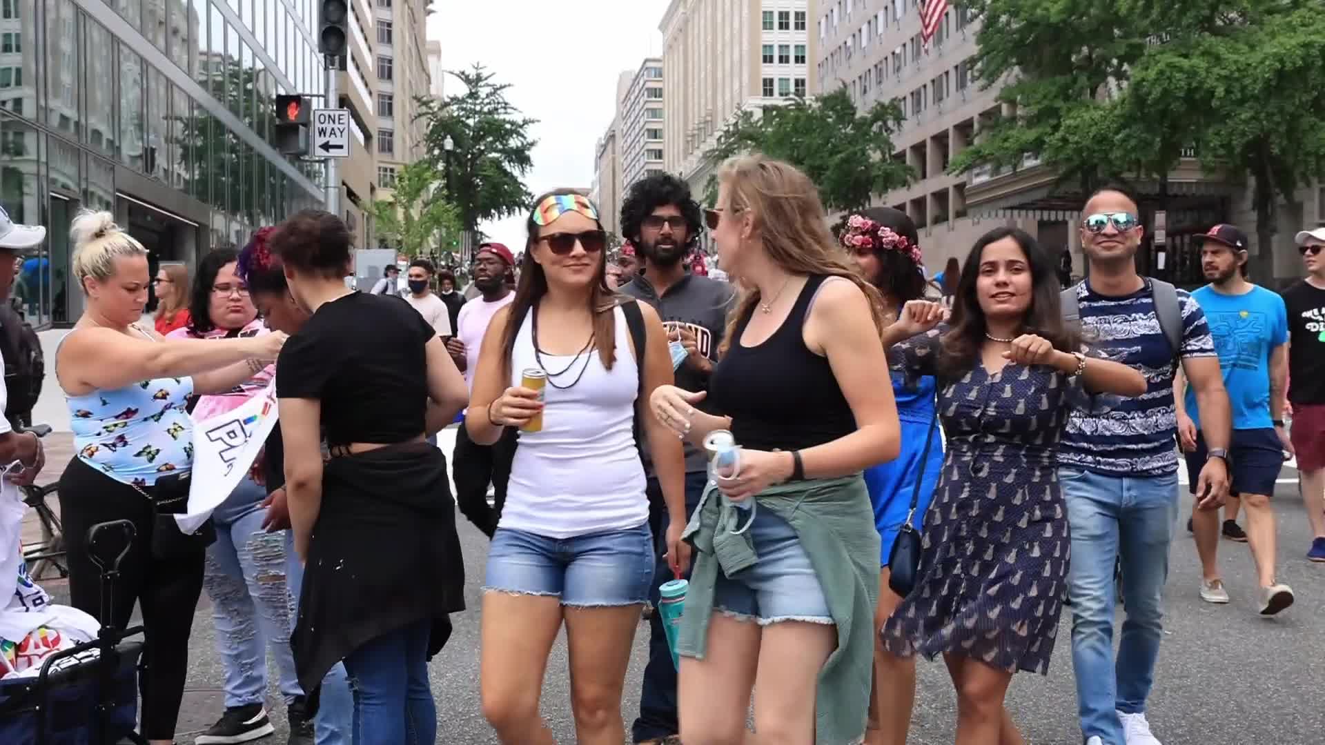 LGBTQ "Pridemobile" parade and march in Washington D.C.