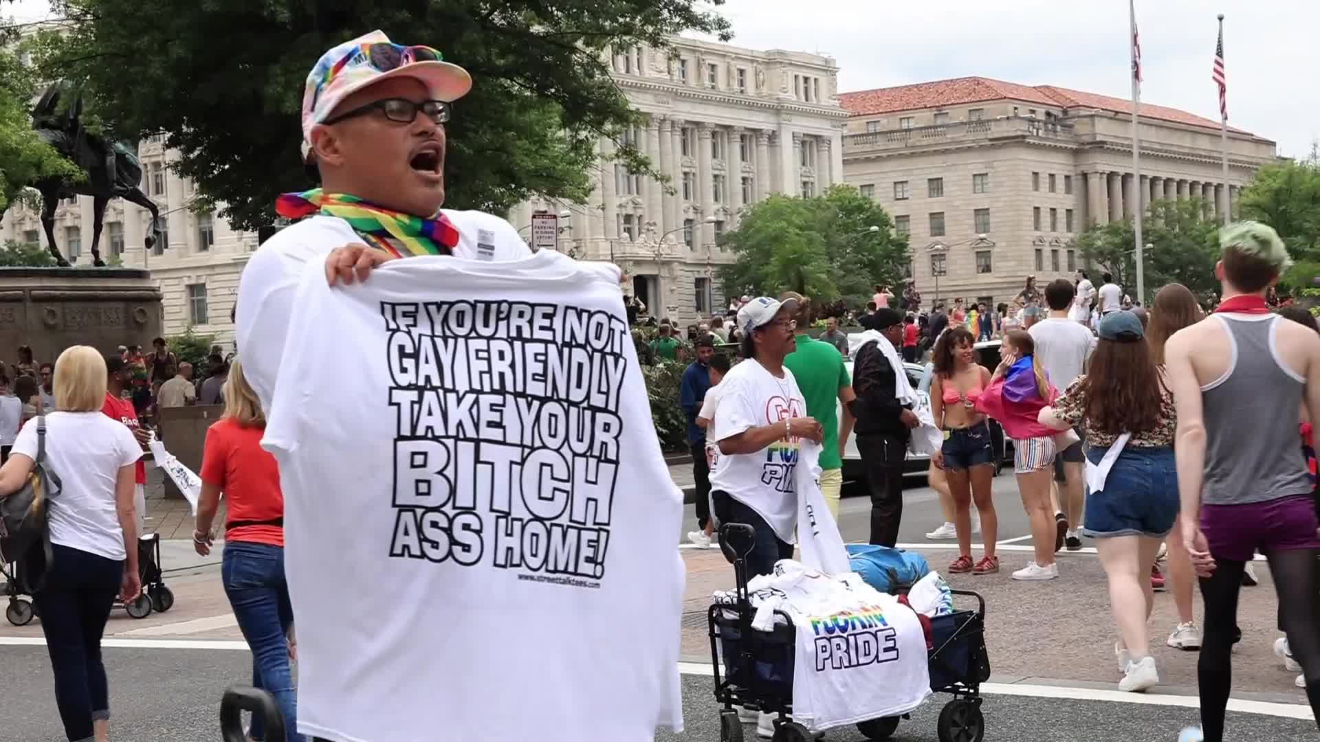 LGBTQ "Pridemobile" parade and march in Washington D.C.