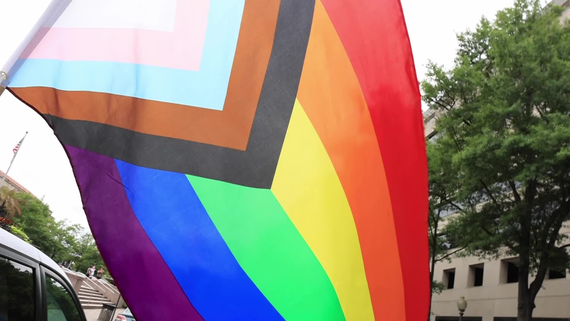 LGBTQ "Pridemobile" parade and march in Washington D.C.
