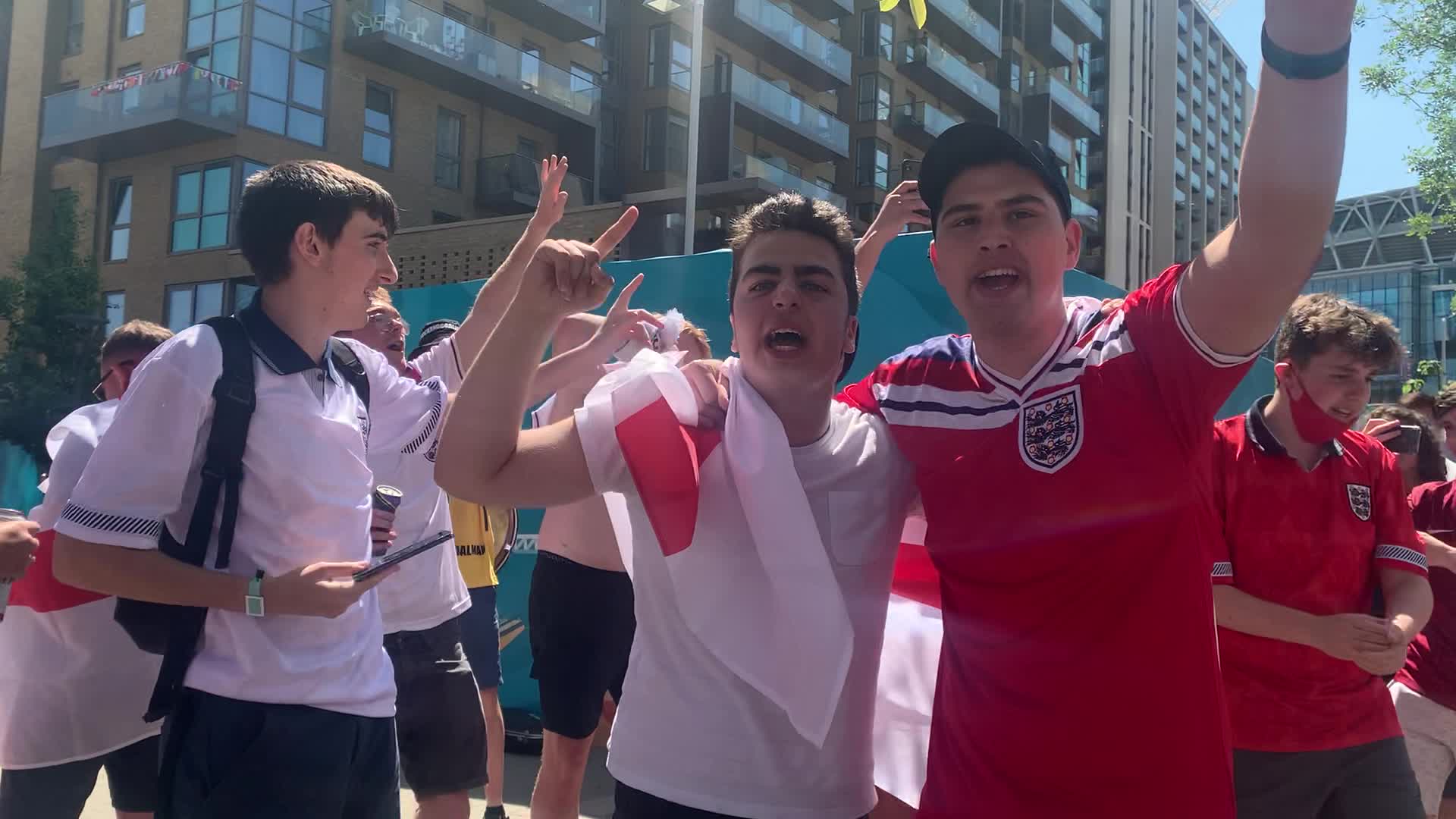 UEFA Euro 2020 Group D Match England and Croatia