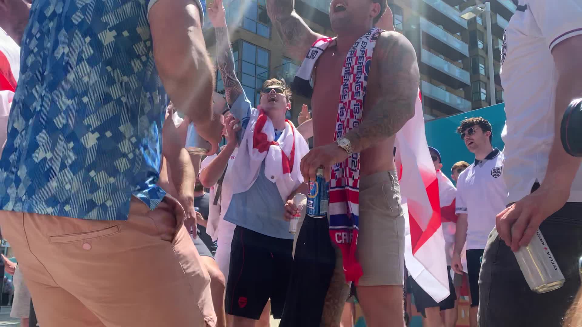 UEFA Euro 2020 Group D Match England and Croatia