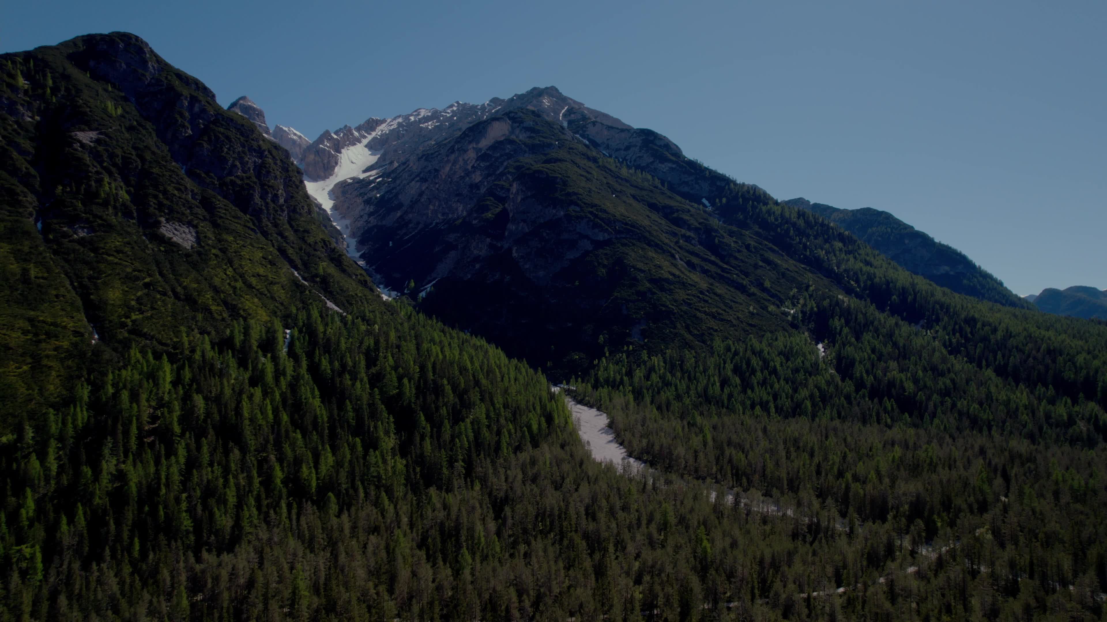 Drone View Of Italian Alps