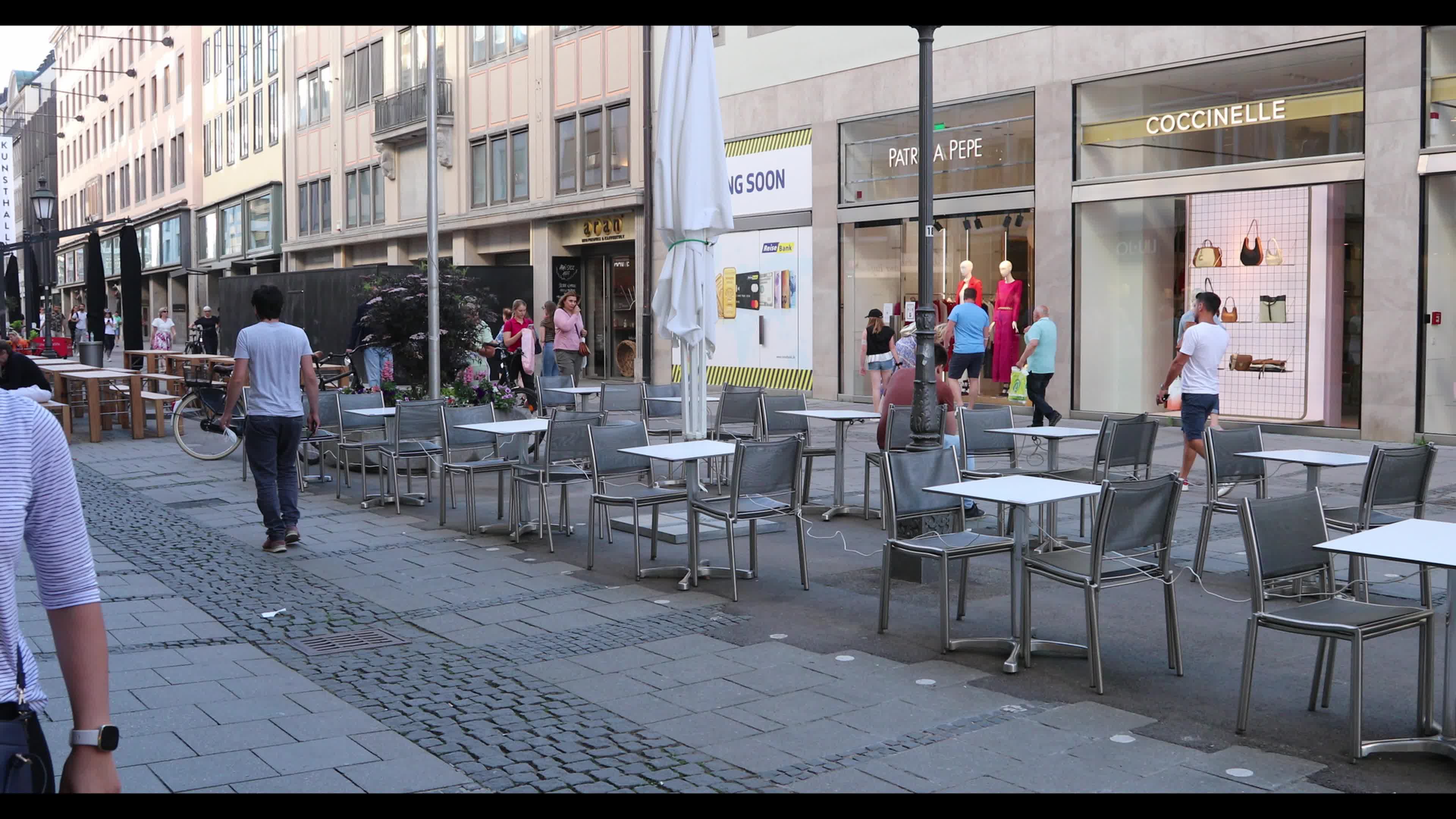 Falling Covid-19 infections and Euro 2020 atmosphere in Munich