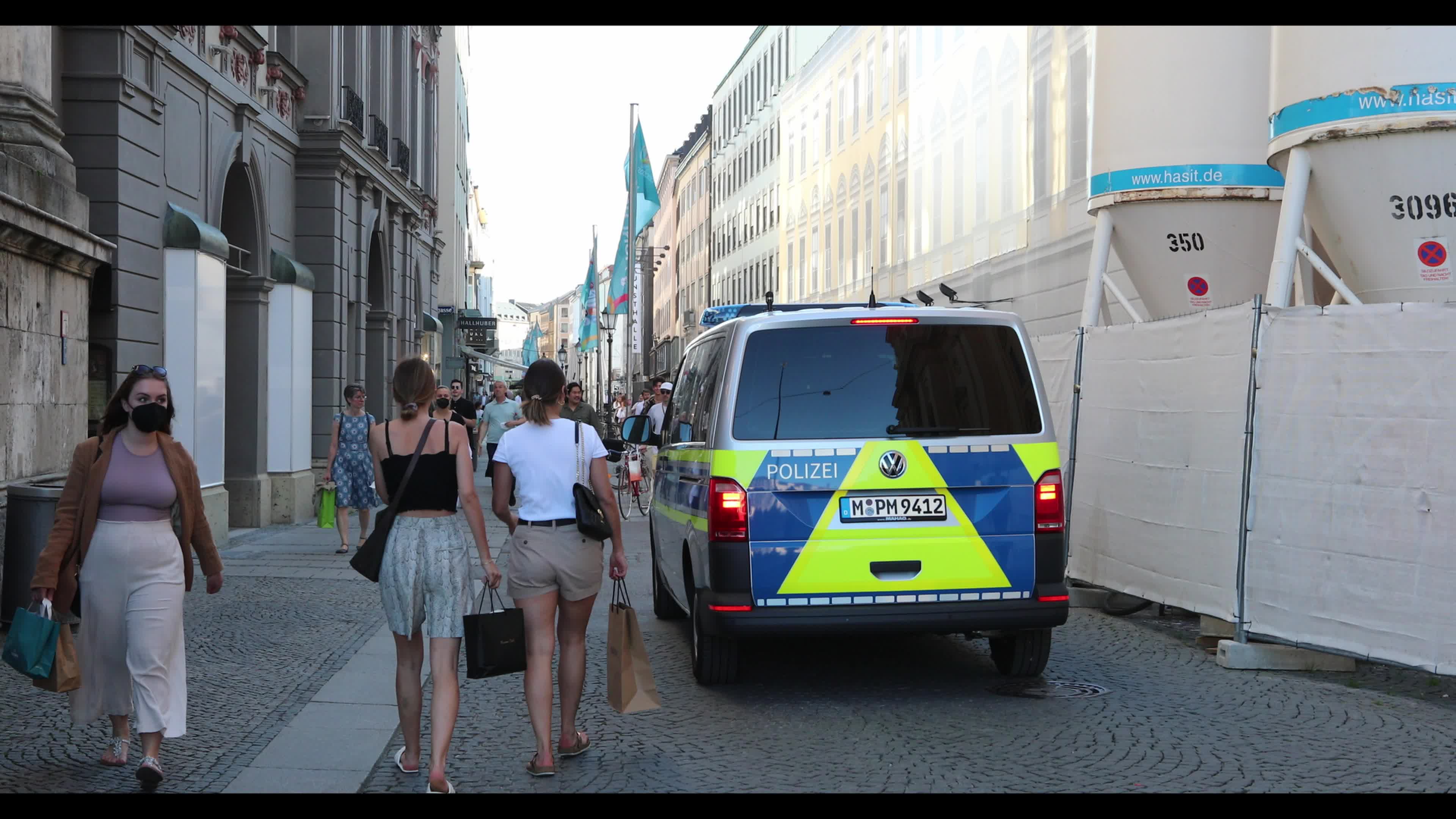 Falling Covid-19 infections and Euro 2020 atmosphere in Munich