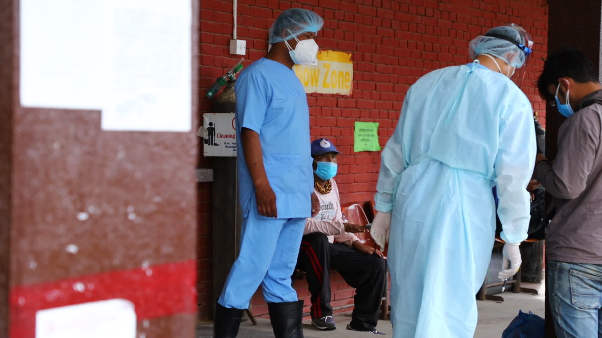 Daily life in Hospitals amid Covid lockdown in Nepal
