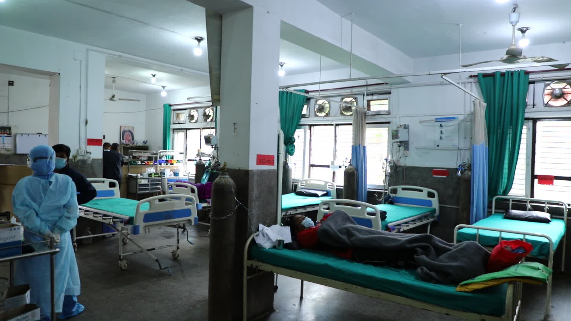 Daily life in Hospitals amid Covid lockdown in Nepal