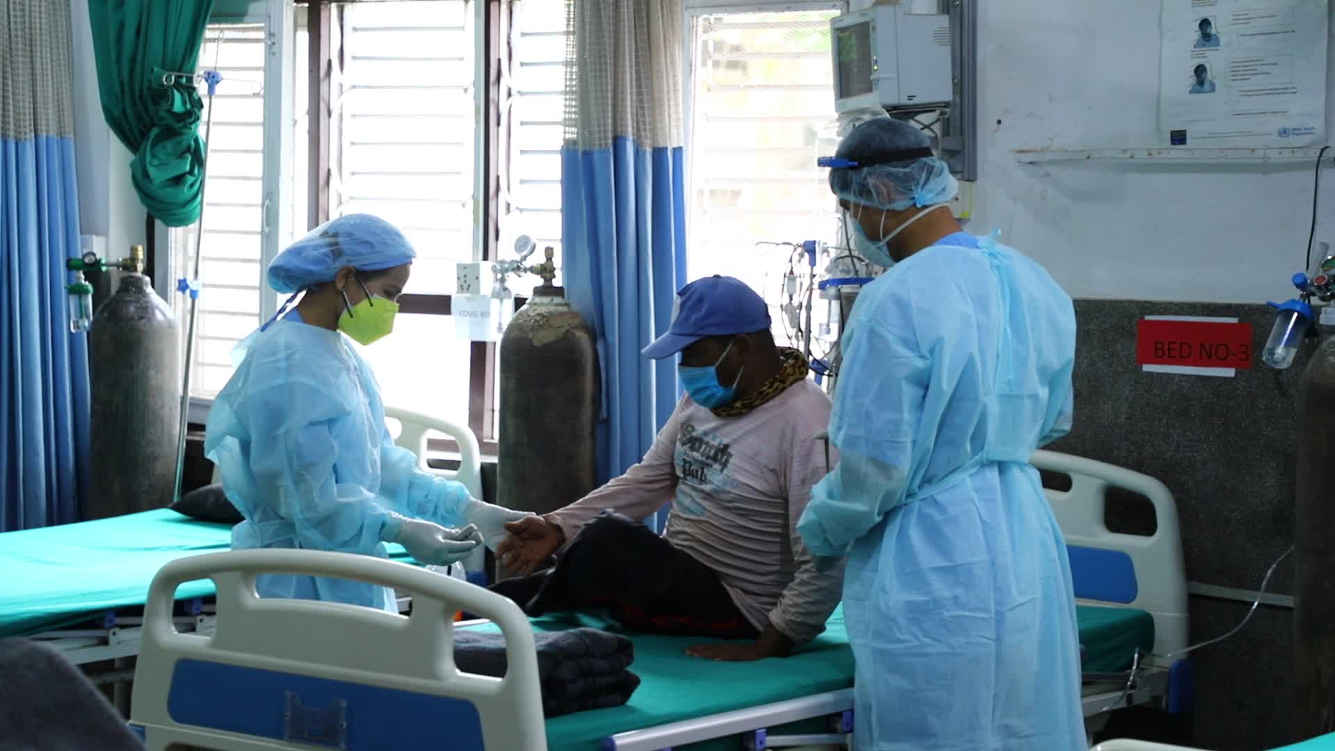 Daily life in Hospitals amid Covid lockdown in Nepal