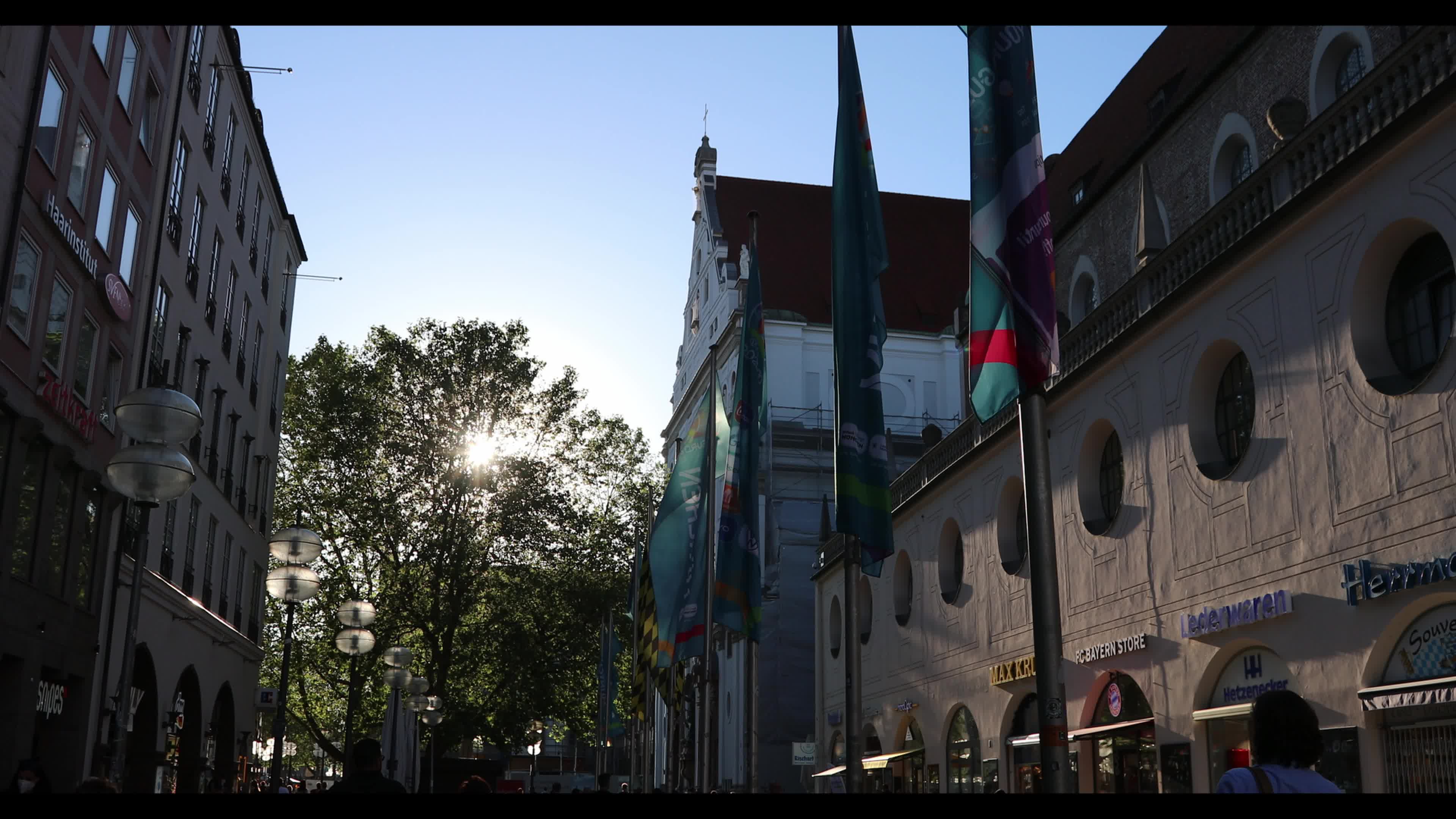 Falling Covid-19 infections and Euro 2020 atmosphere in Munich