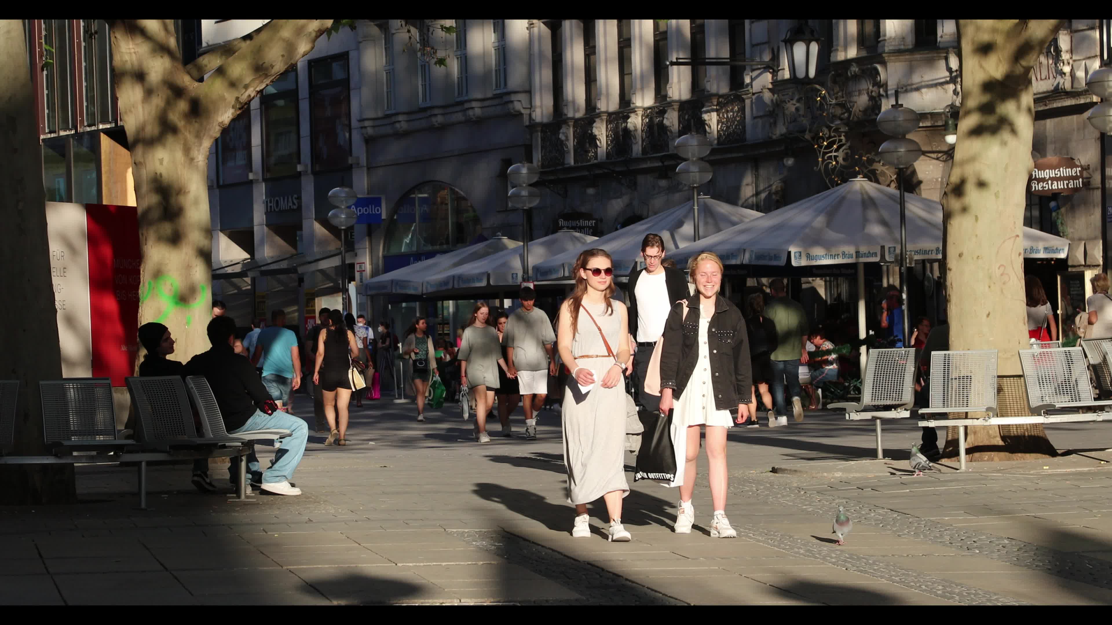 Falling Covid-19 infections and Euro 2020 atmosphere in Munich