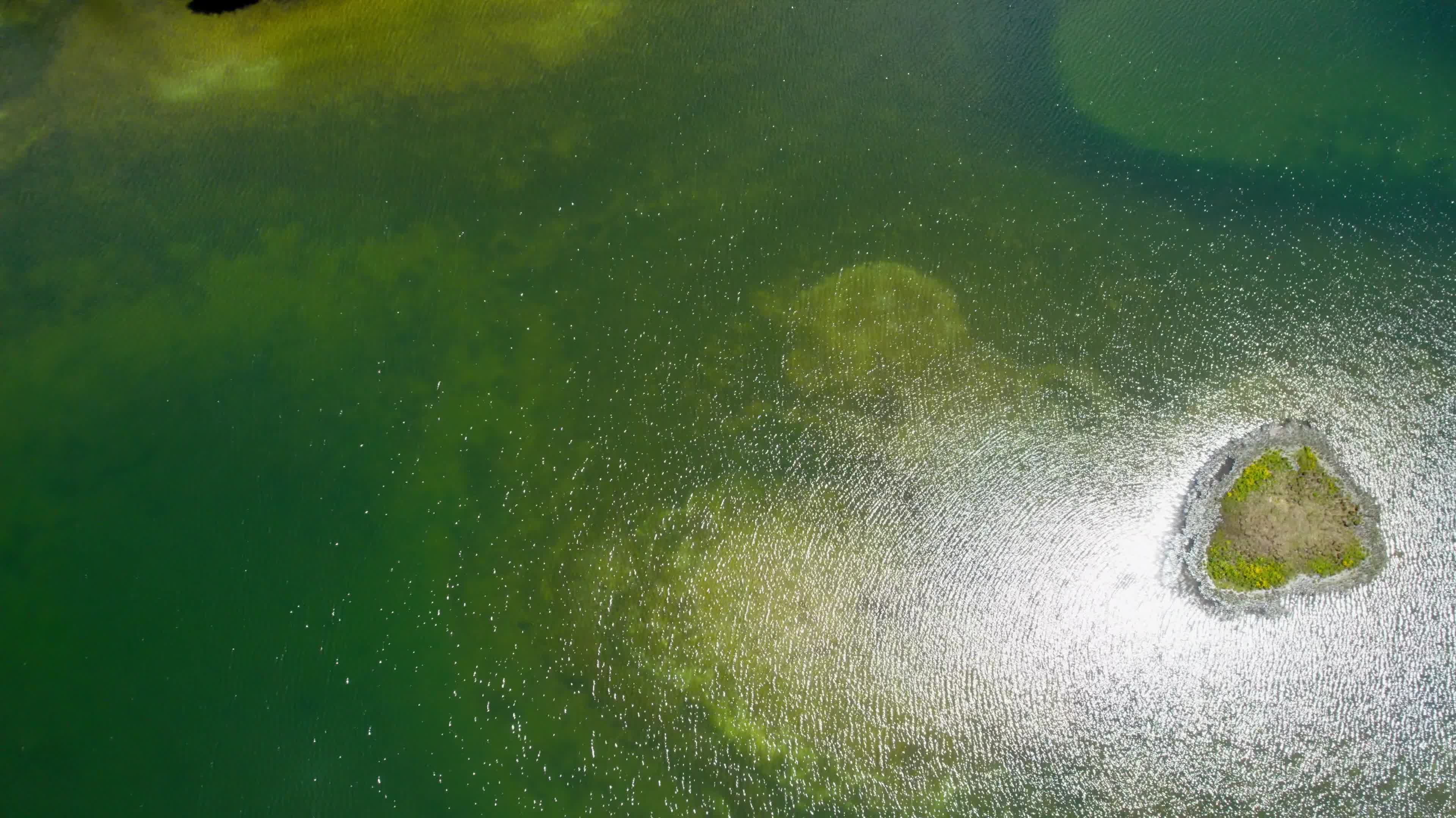 Drone View Of Misurina Lake