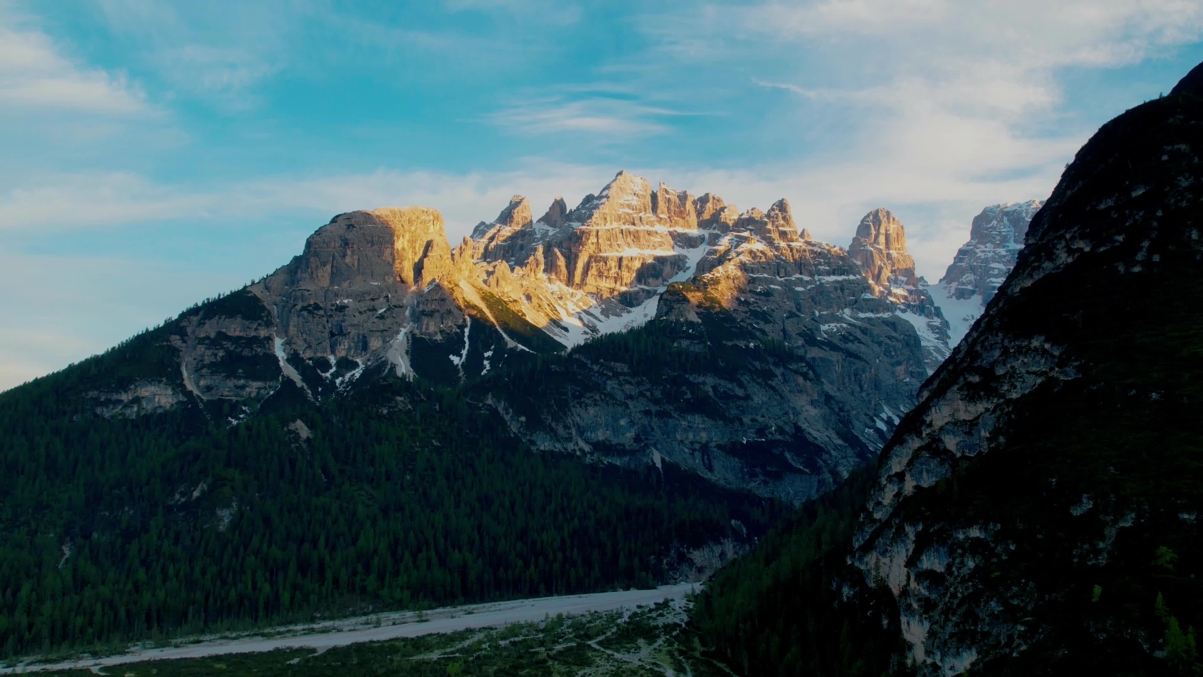 Sunset At Dolomites