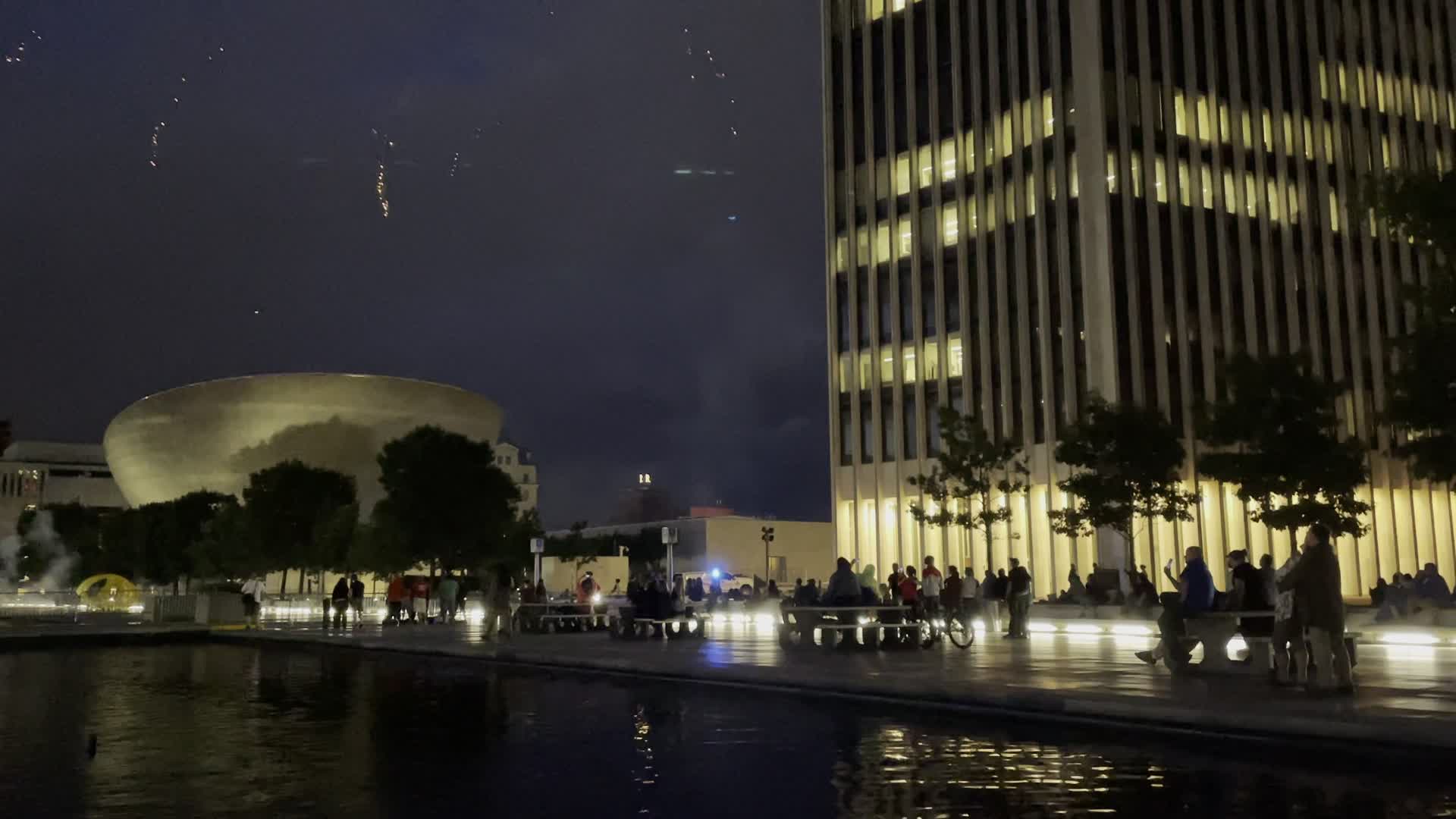 Albany: Fireworks at Empire State Plaza marks 70% single dose vaccinations