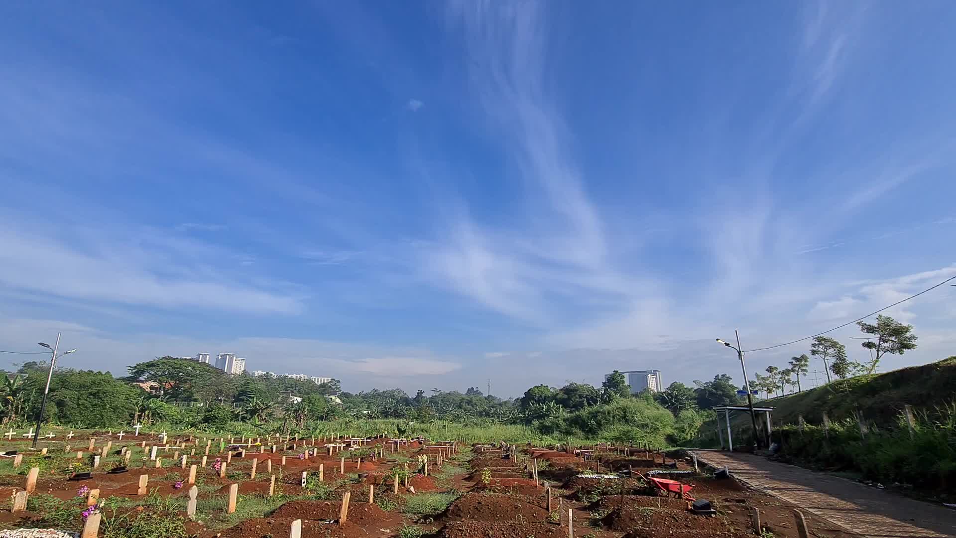 Coronavirus Graveyard In Jakarta, Indonesia