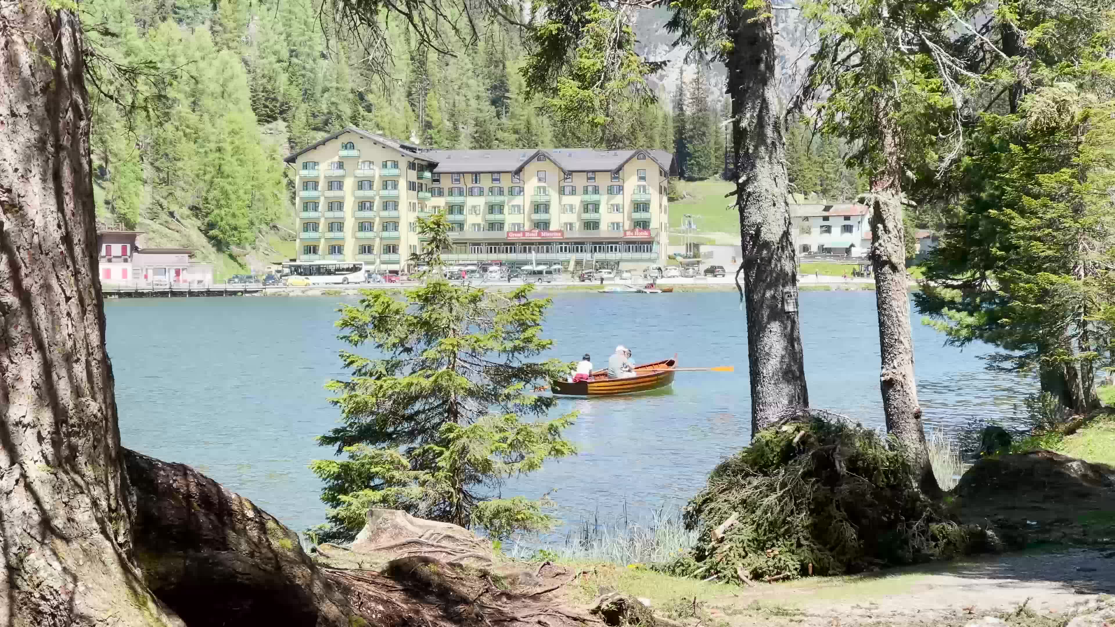 Tourists in Misurina, Italy amid the Covid-19 pandemic