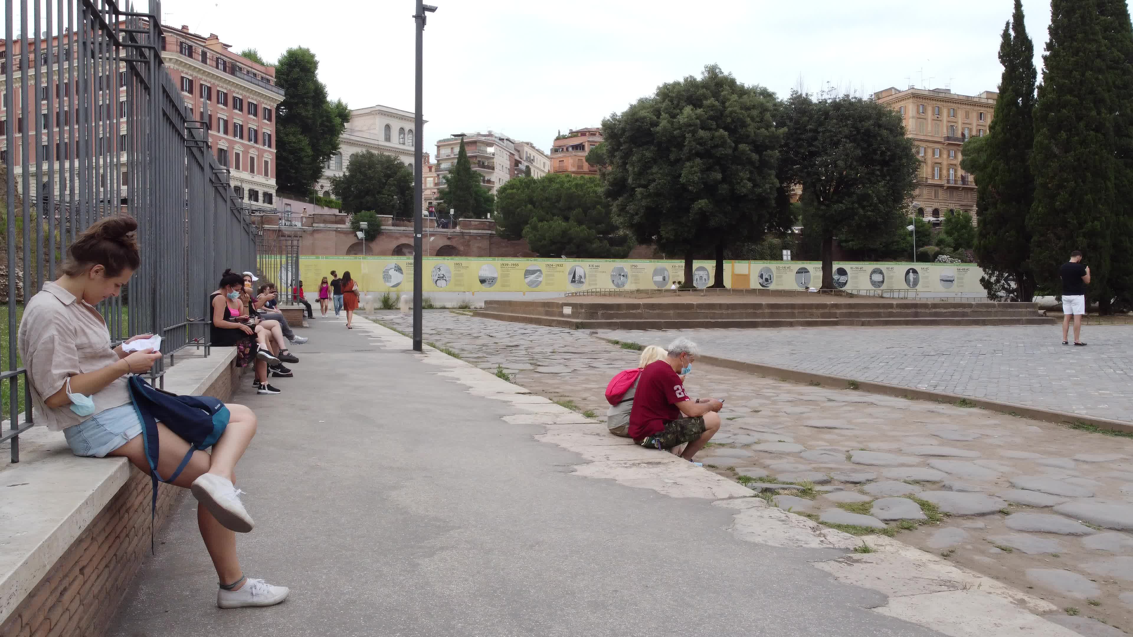 Tourism slowly restarting in Rome