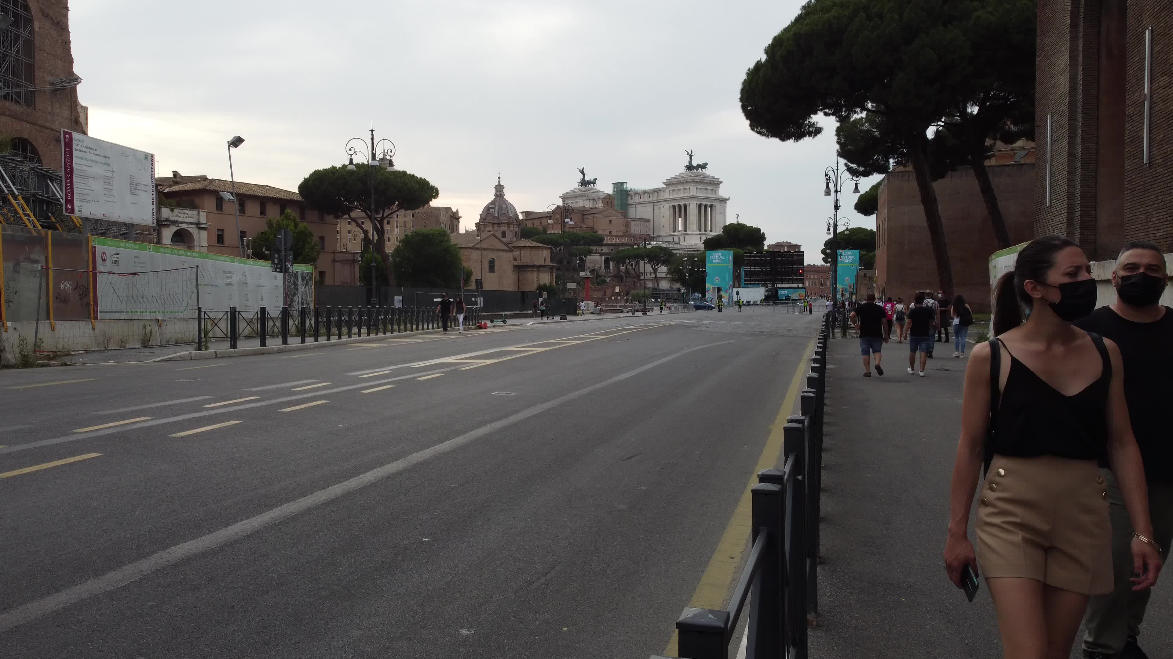 Tourism slowly restarting in Rome