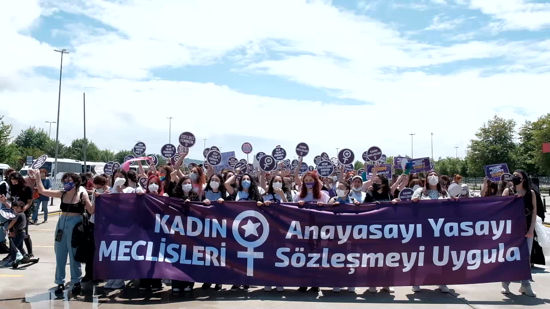 Protest Against Turkey's Withdrawal From Istanbul Convention