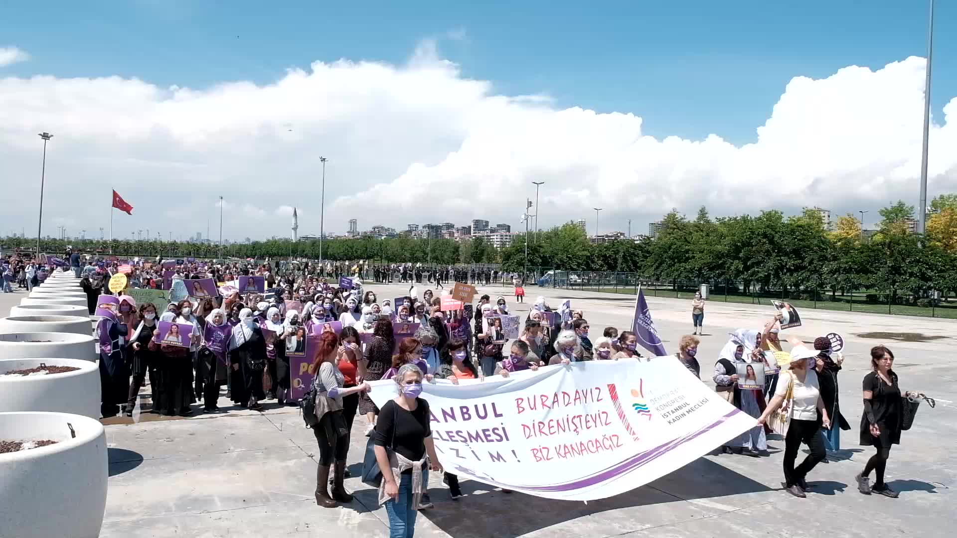 Protest Against Turkey's Withdrawal From Istanbul Convention