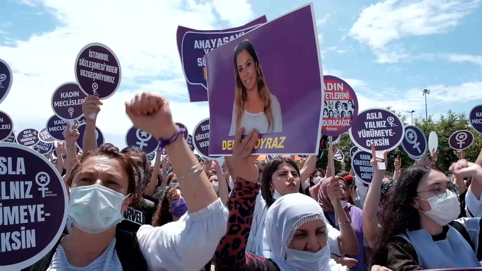 Protest Against Turkey's Withdrawal From Istanbul Convention