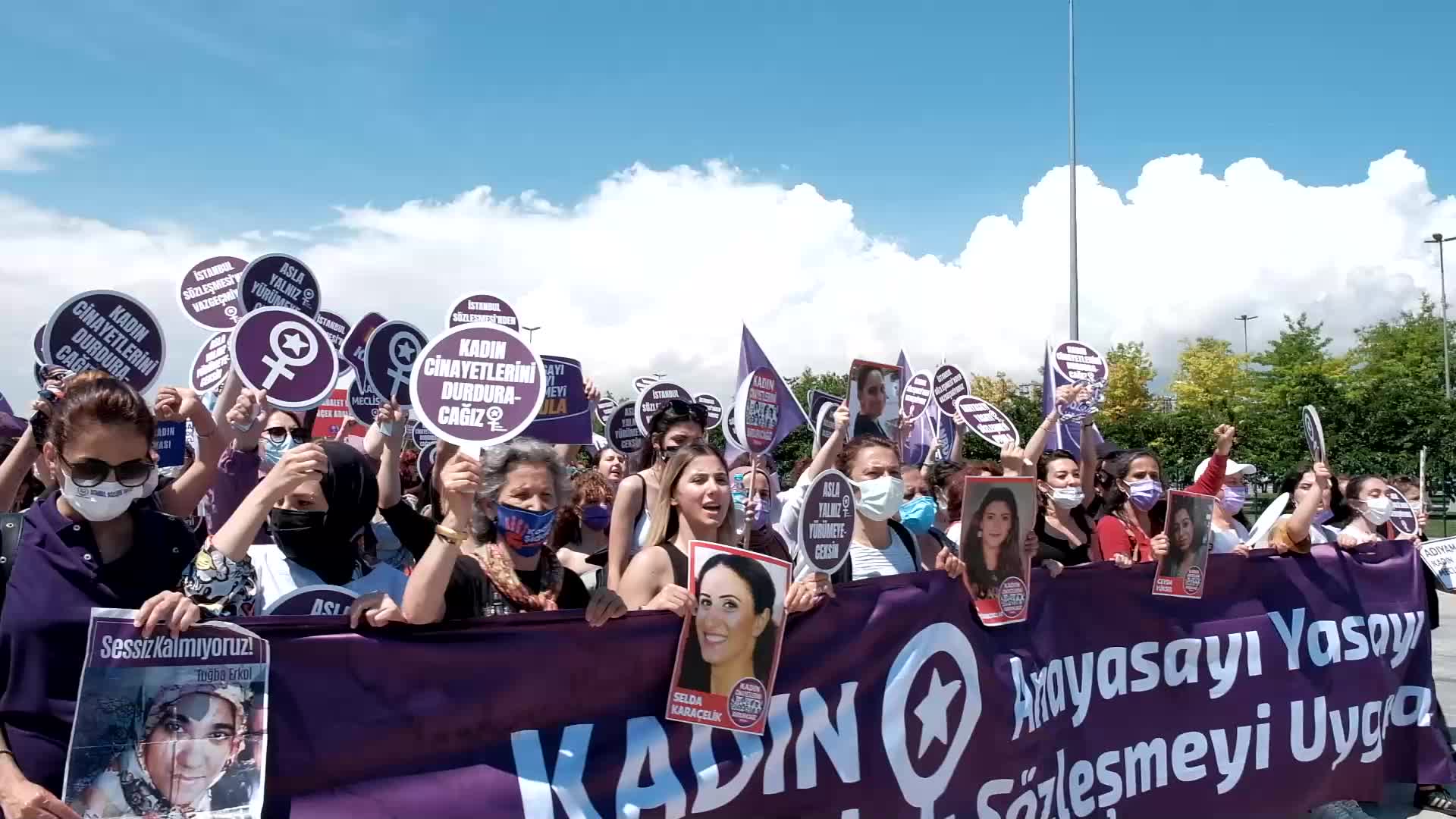 Protest Against Turkey's Withdrawal From Istanbul Convention