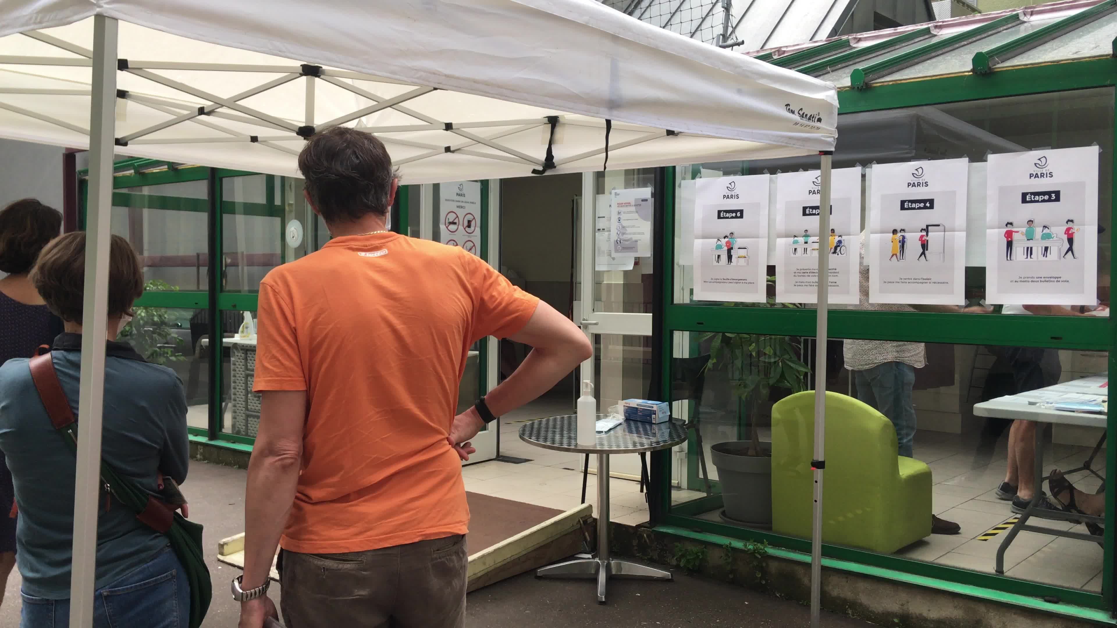 First round of the French regional elections in Paris