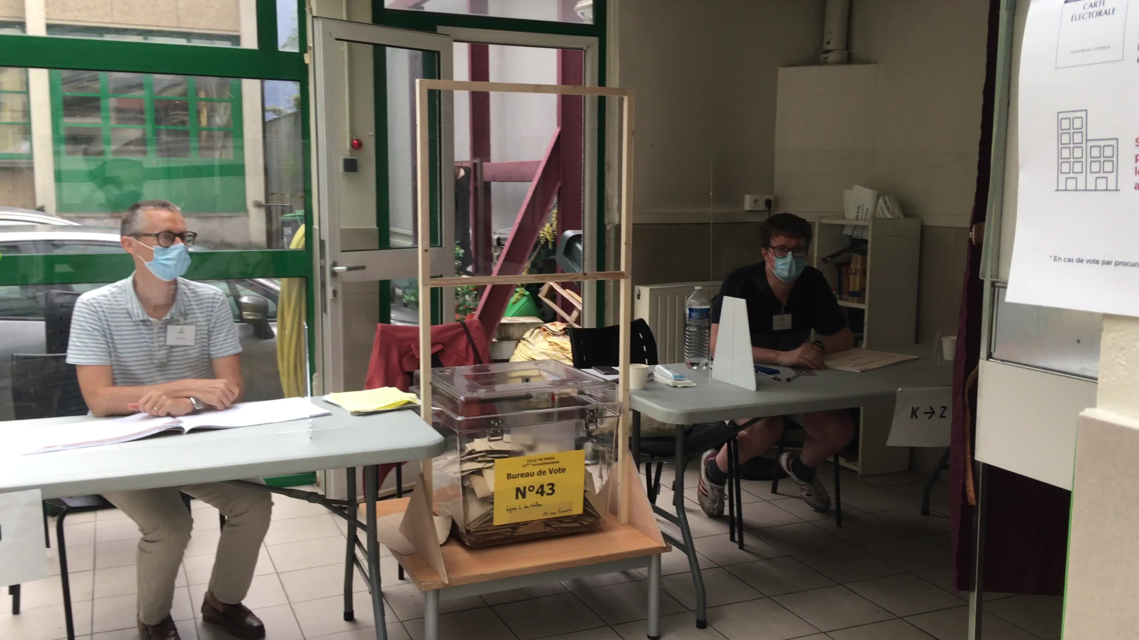 First round of the French regional elections in Paris
