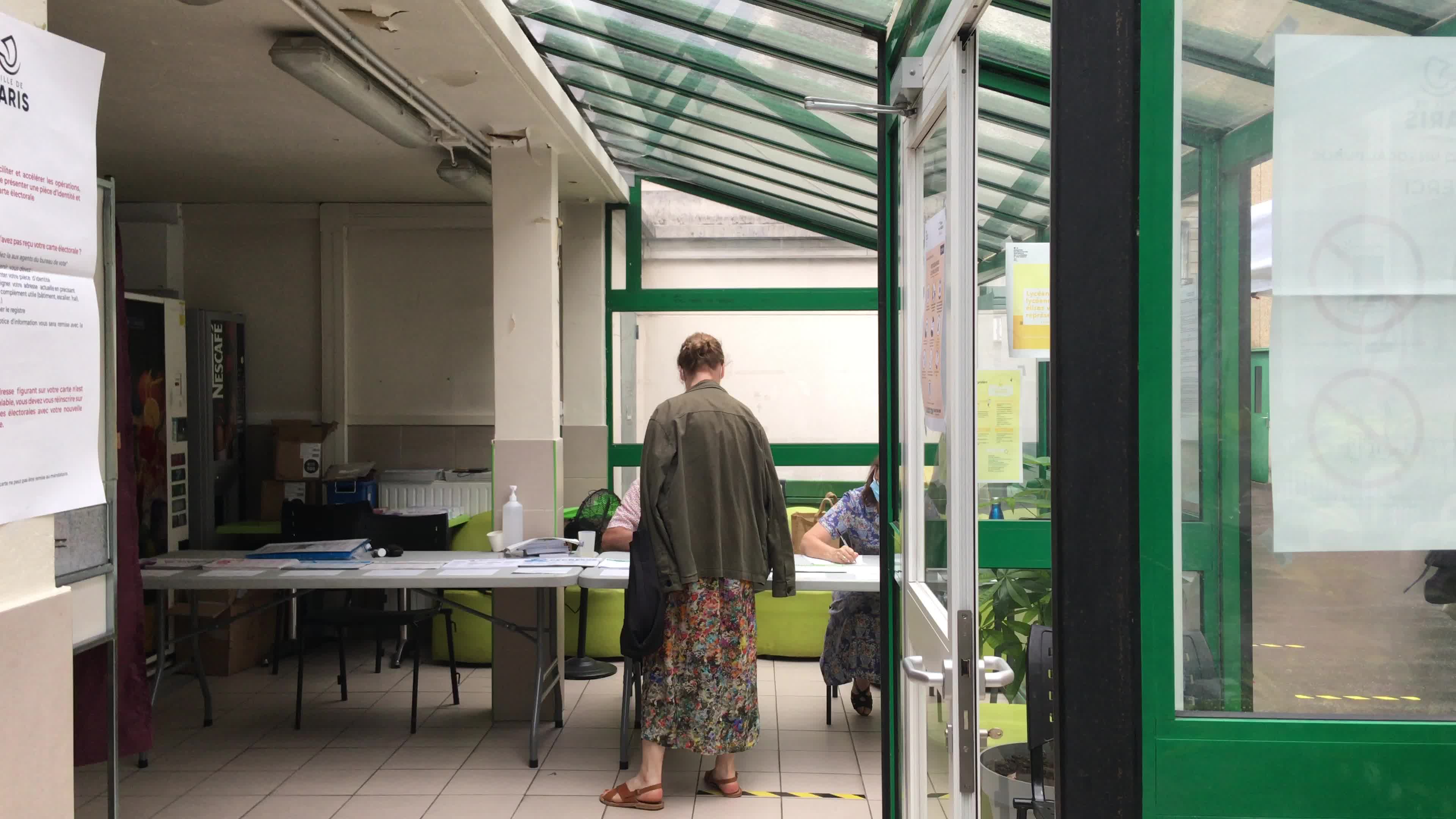 First round of the French regional elections in Paris
