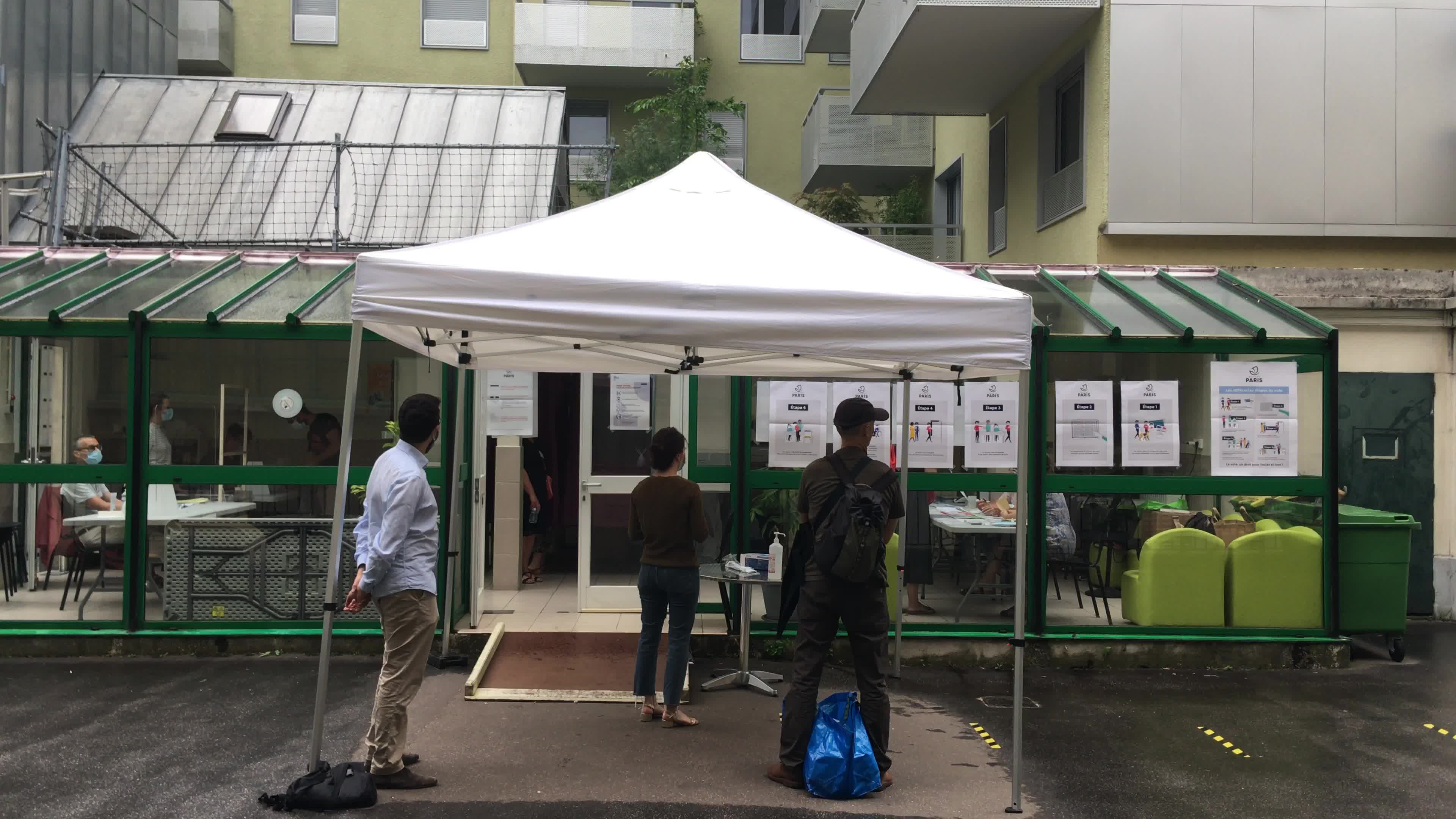 First round of the French regional elections in Paris