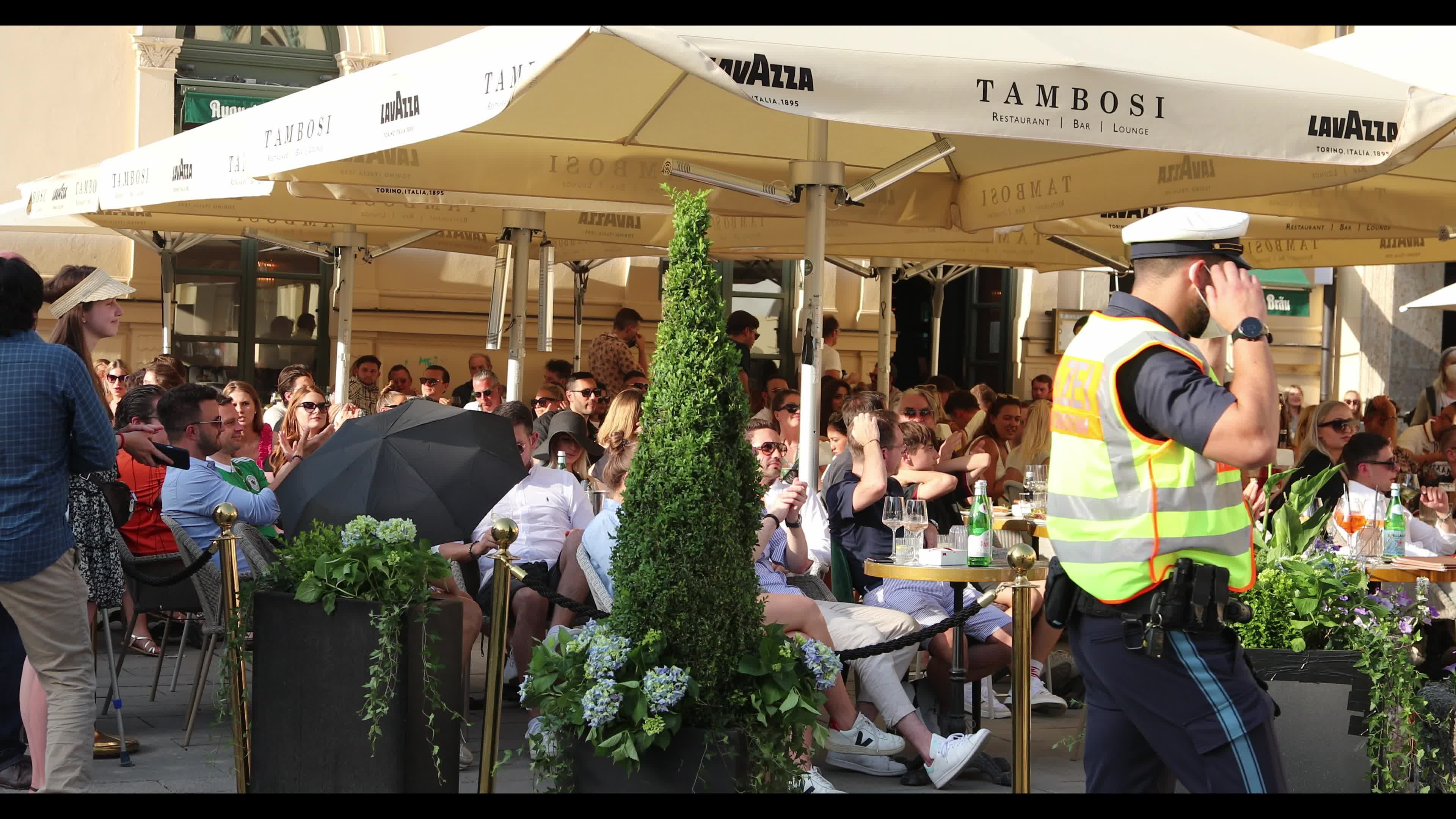 Football fans watch Euro 2020 match Germany – Portugal in Munich