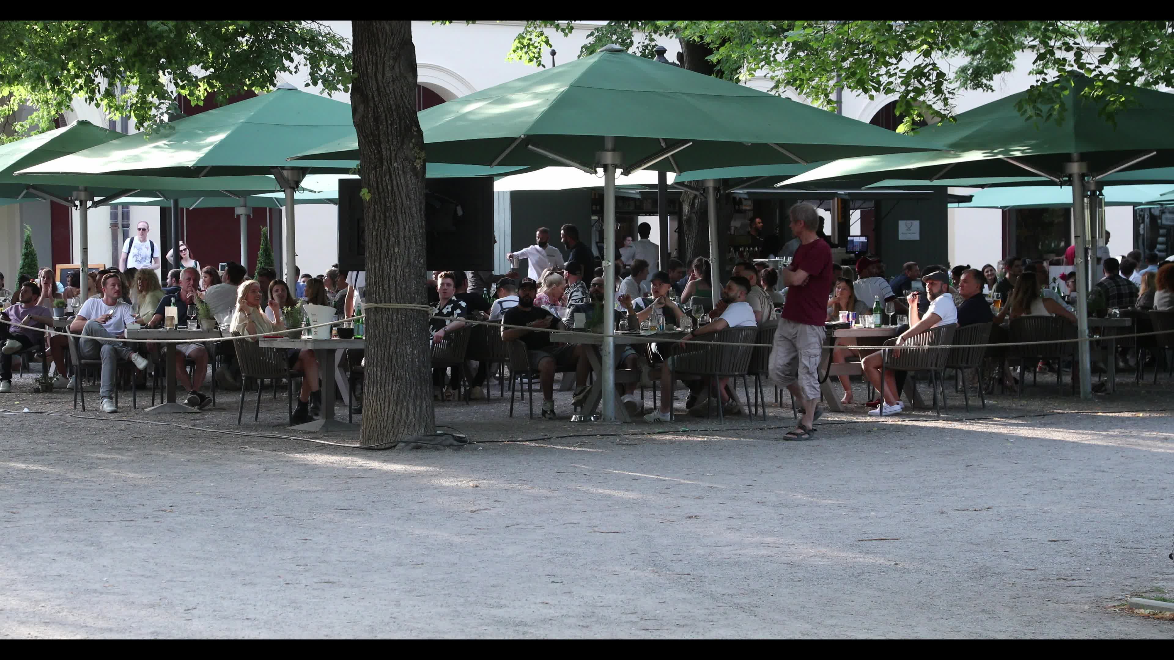 Football fans watch Euro 2020 match Germany – Portugal in Munich