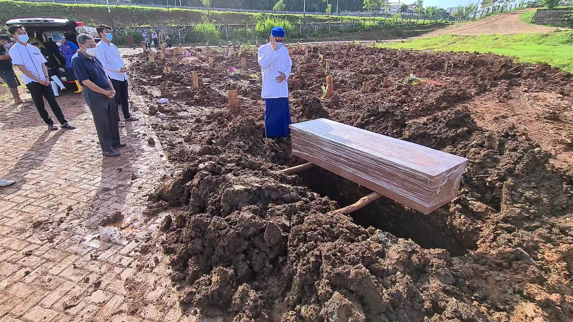Funeral for Covid-19 victims in Indonesia