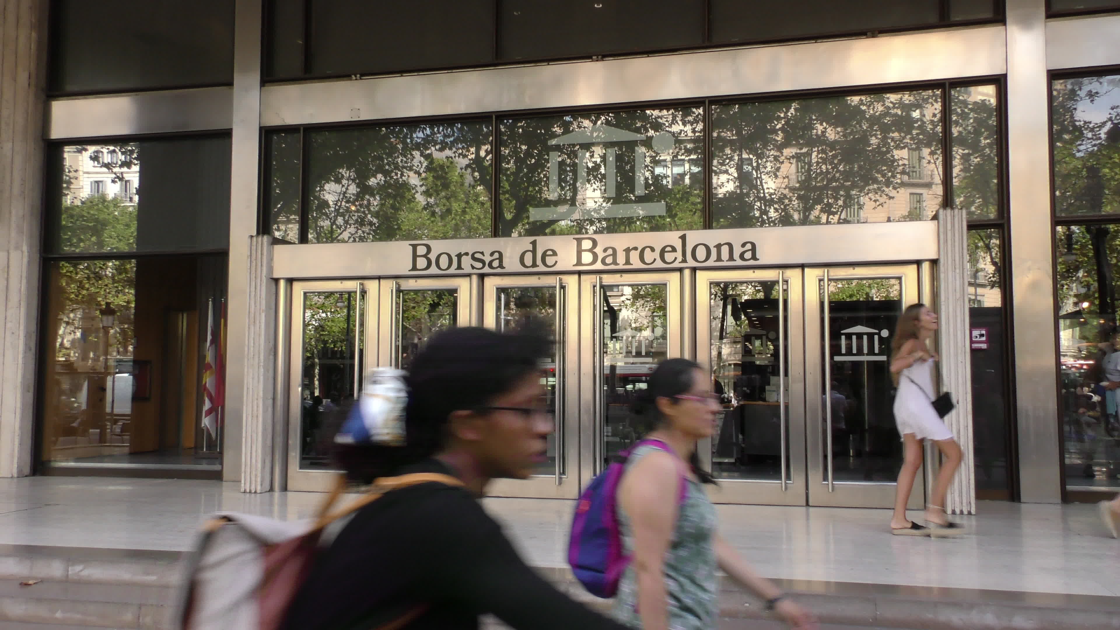 Borsa de Barcelona stock exchange, Barcelona, Spain