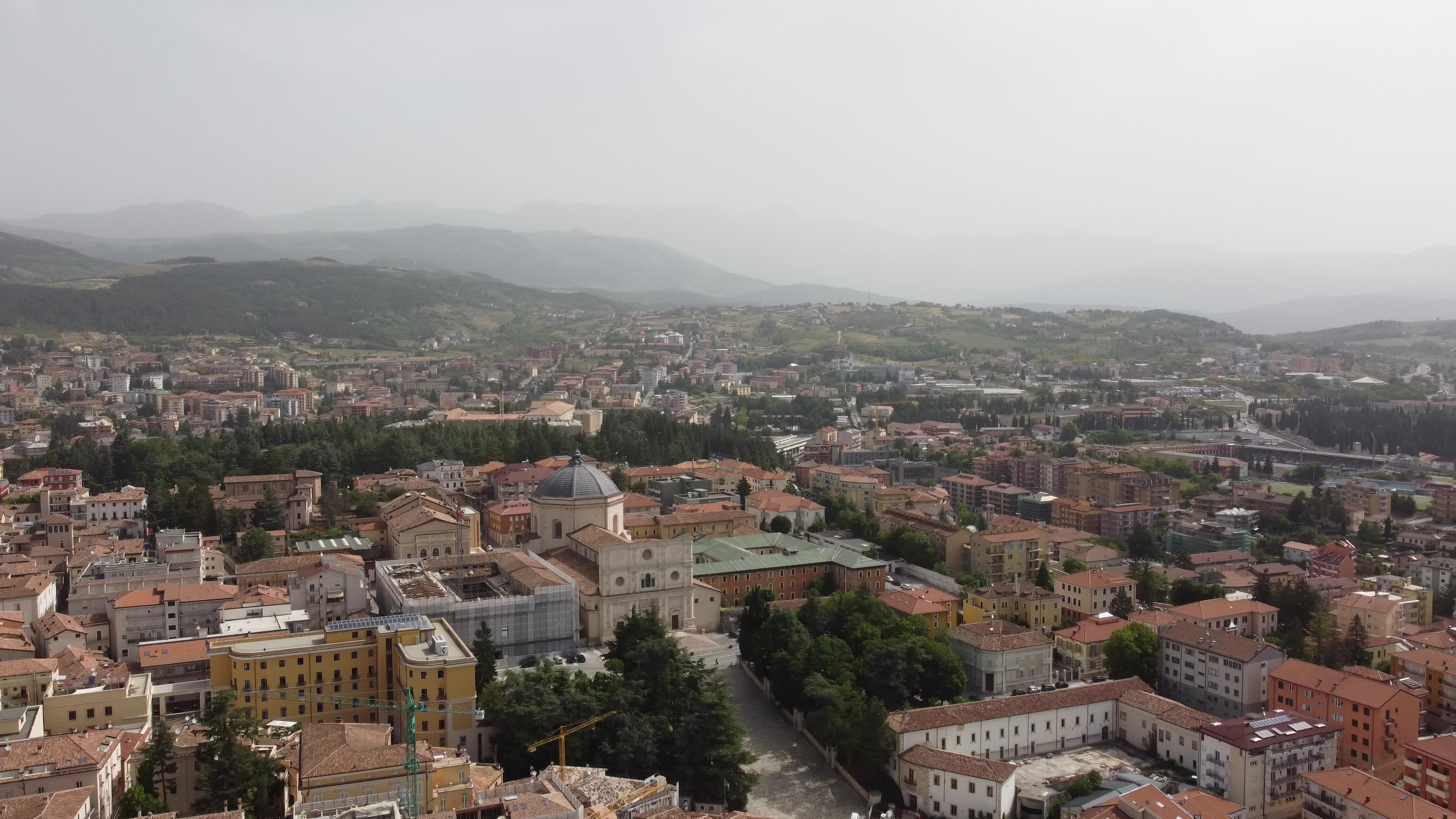 Hot and muggy weather in Italy