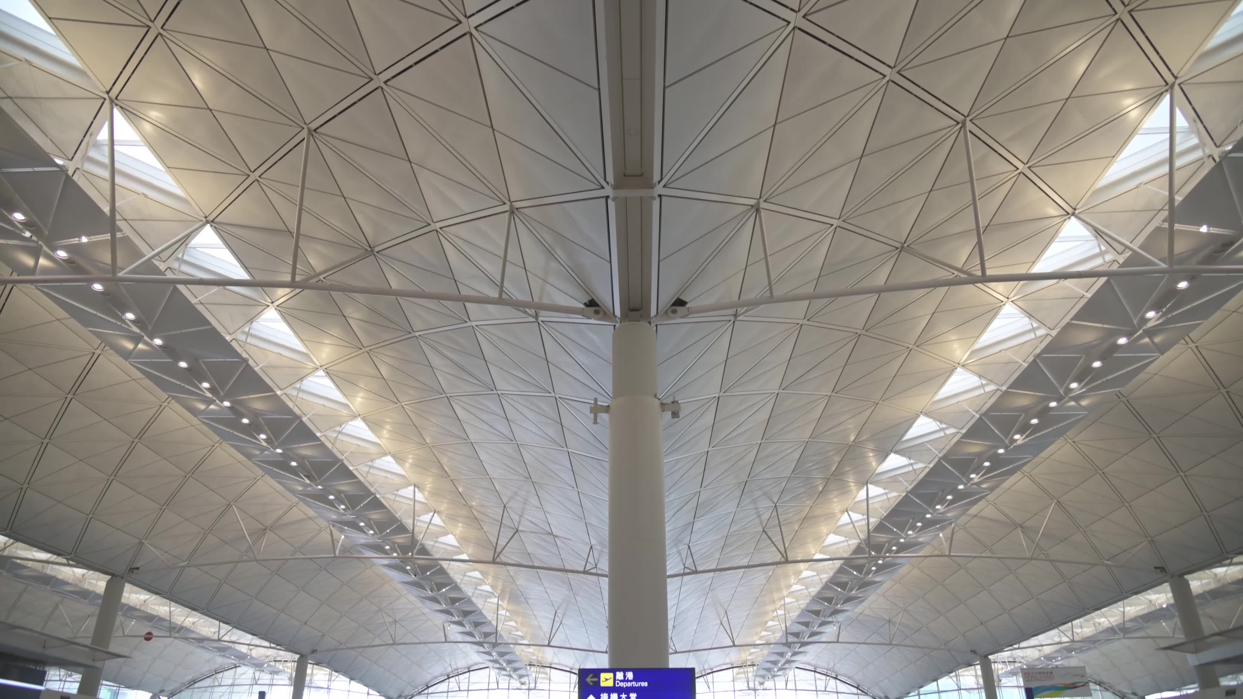 Hong Kong International Airport Amid The Covid-19 Pandemic