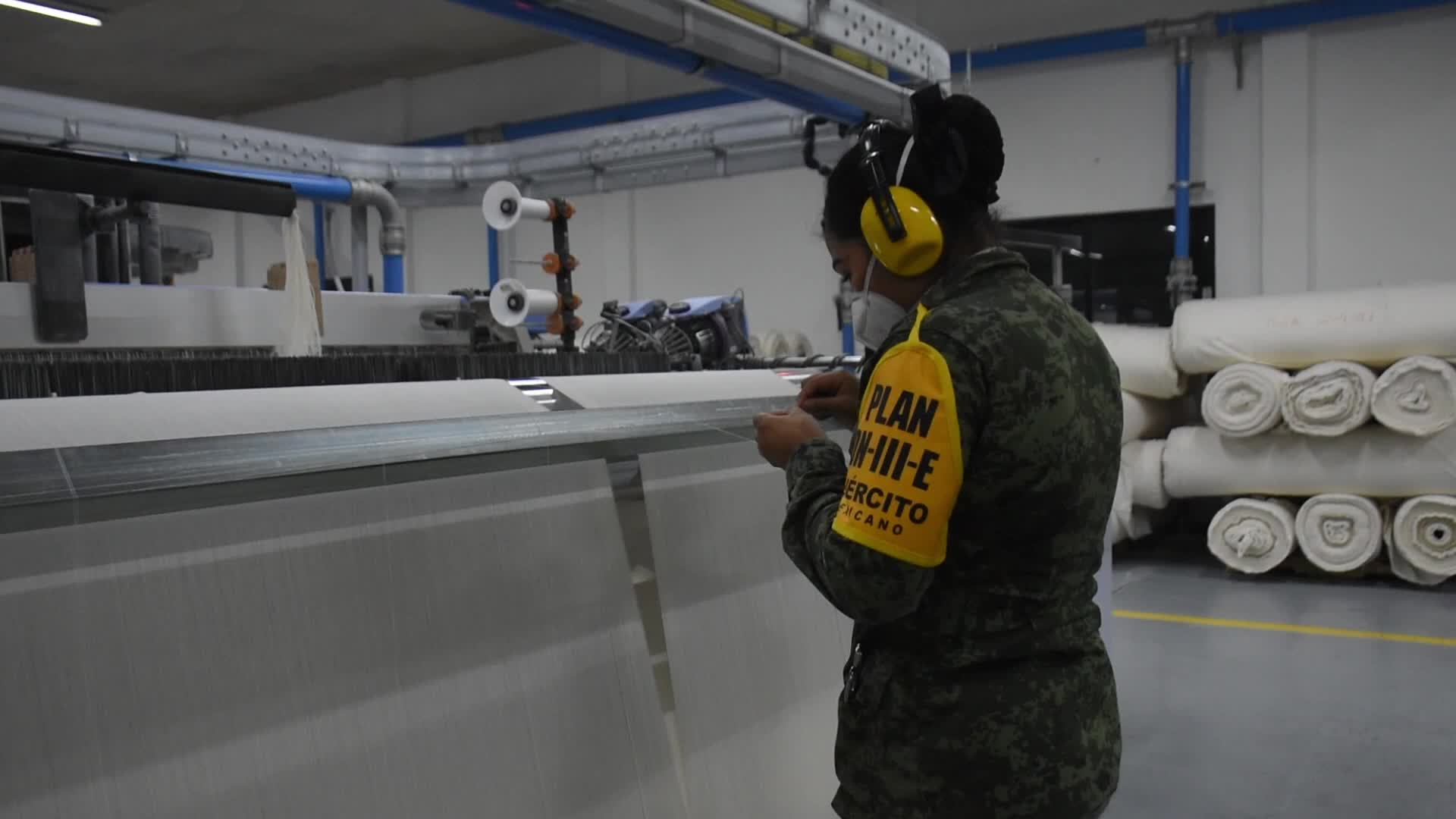 Production Of Mexican Army Uniforms