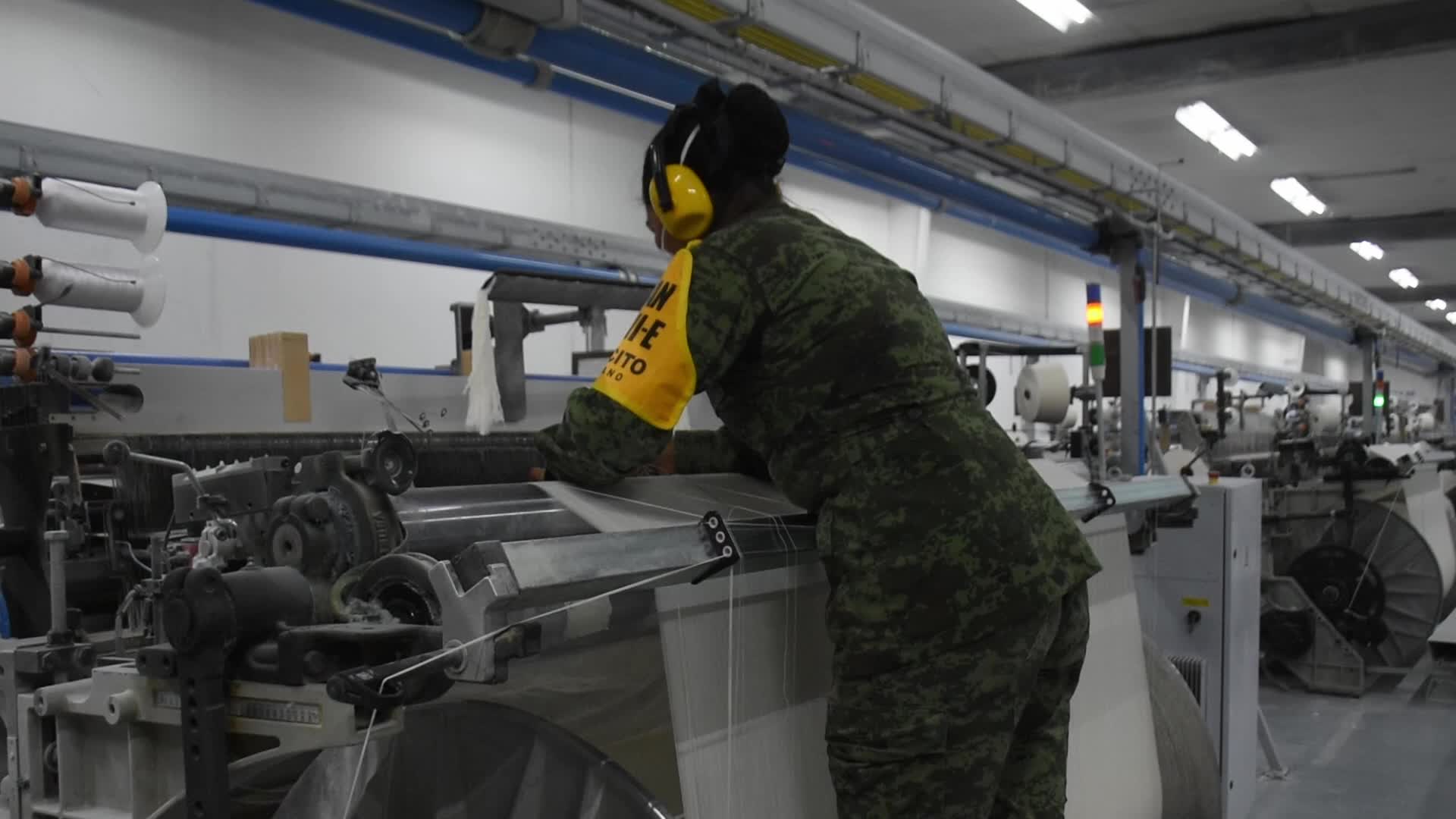 Production Of Mexican Army Uniforms