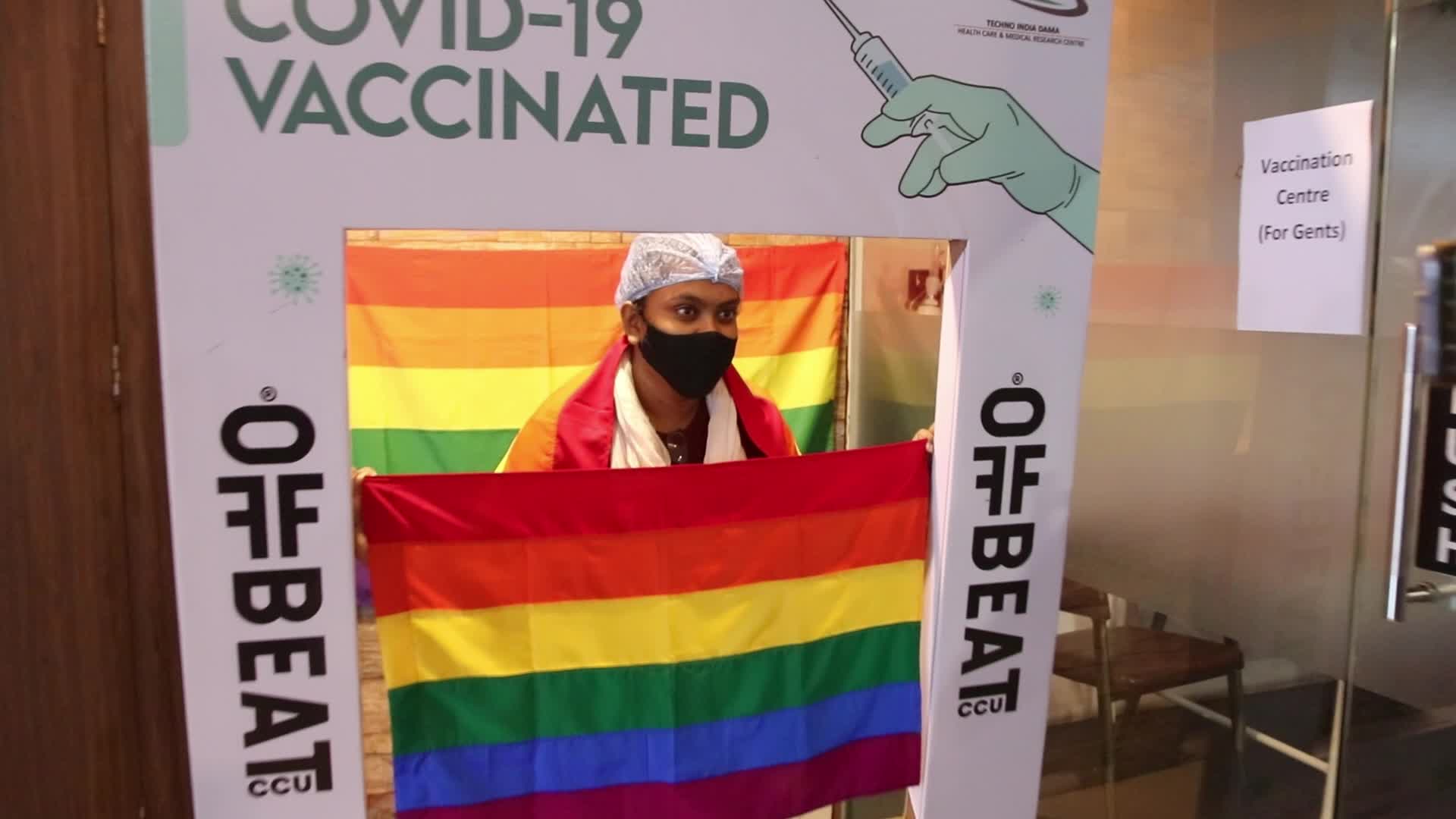 LGBT vaccination in Kolkata, India