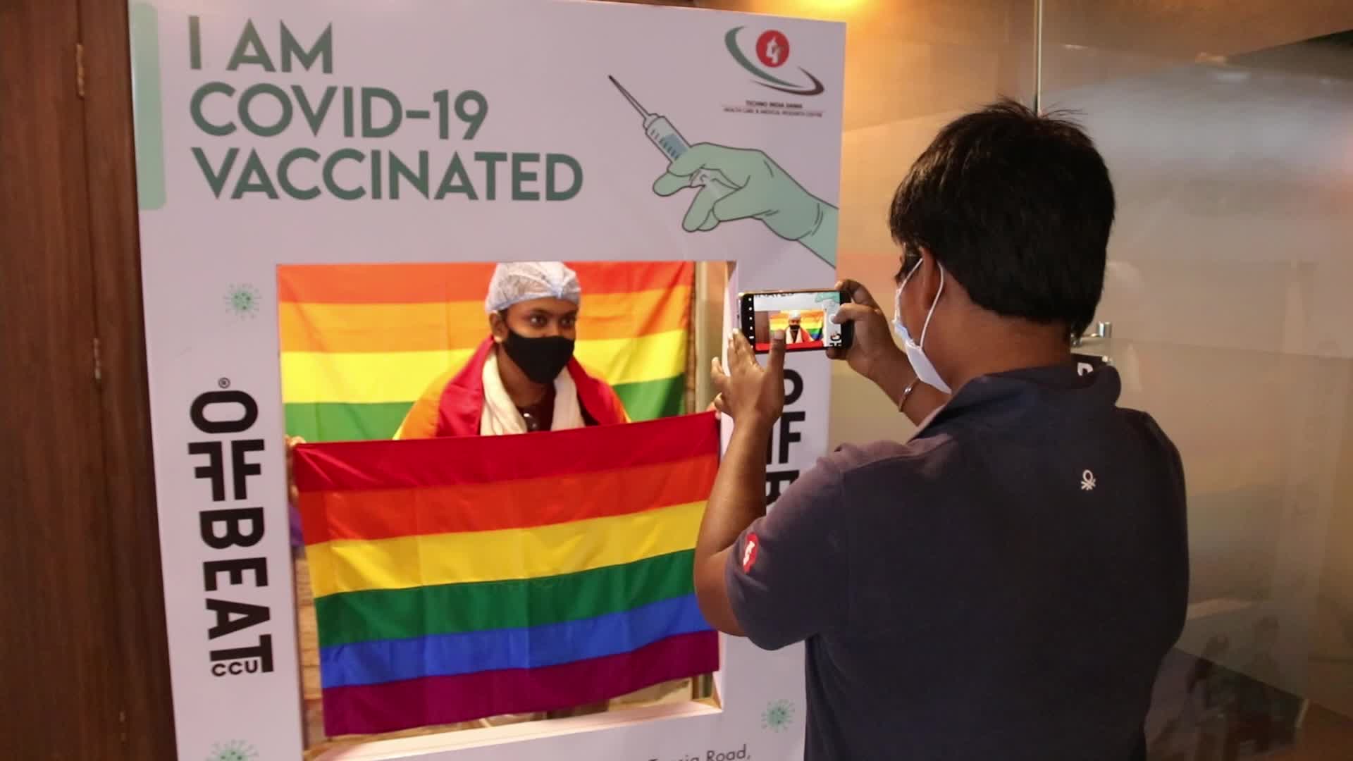 LGBT vaccination in Kolkata, India